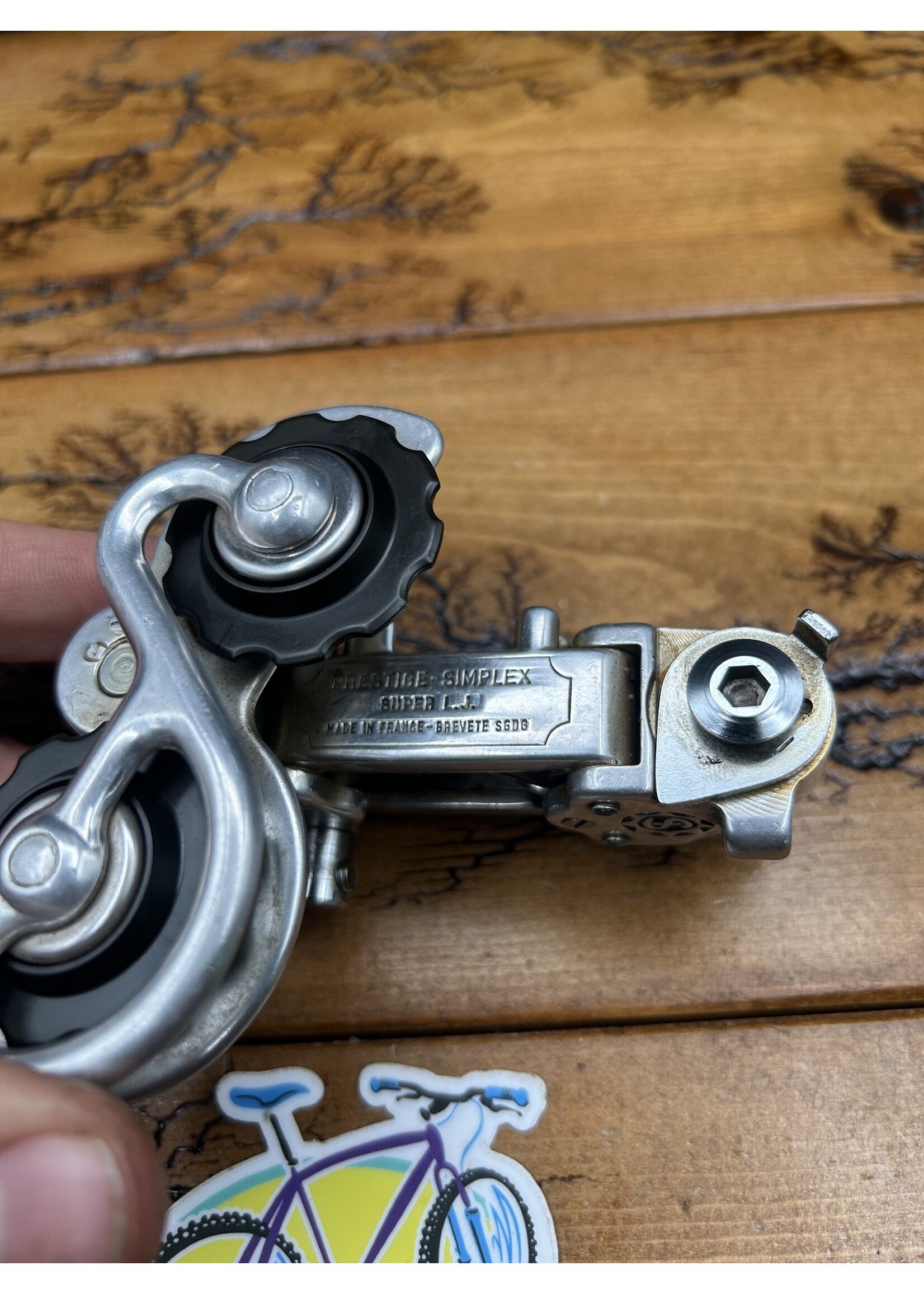 Simplex Simplex SLJ 5000 Silver Short Cage Rear Derailleur