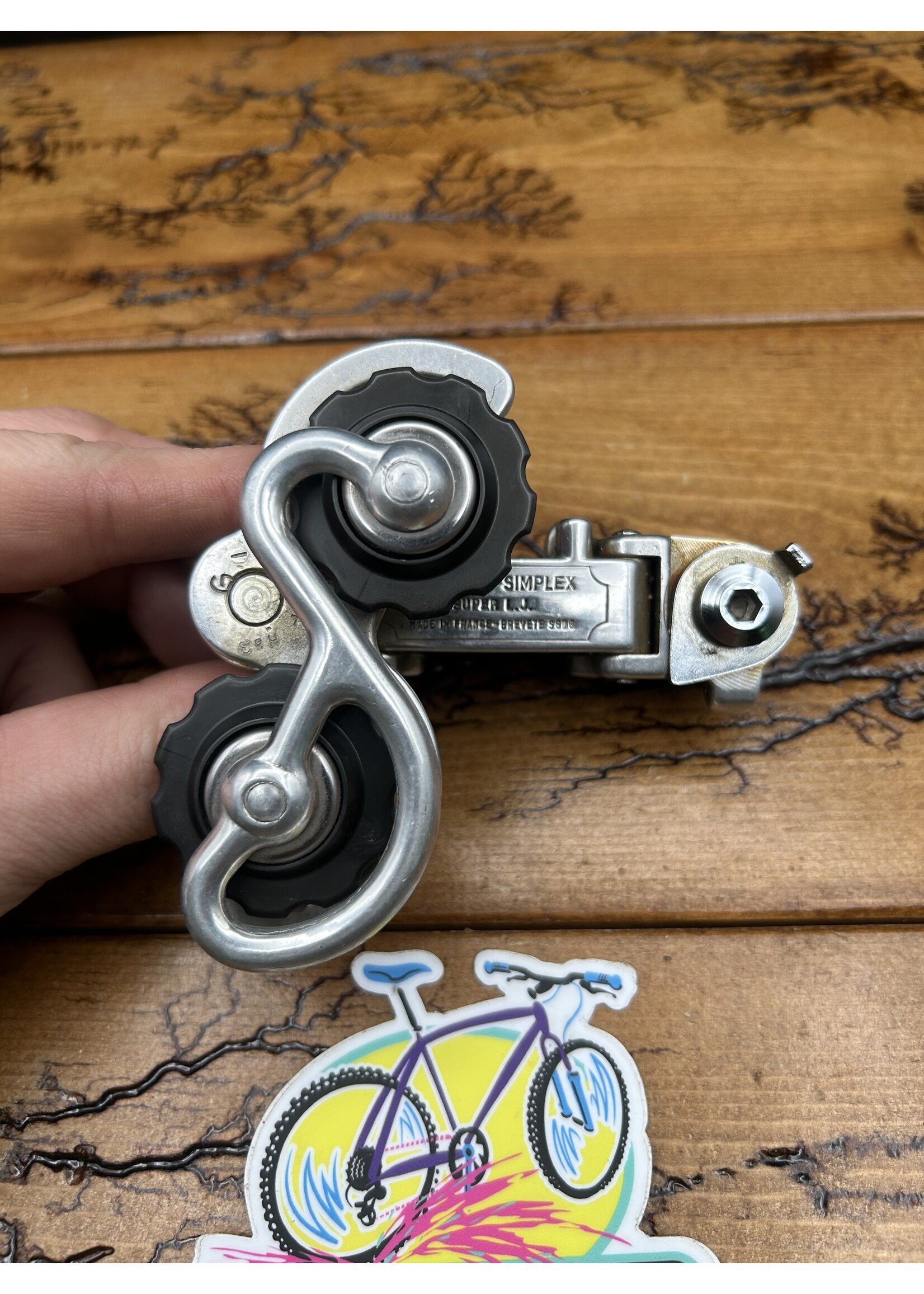 Simplex Simplex SLJ 5000 Silver Short Cage Rear Derailleur
