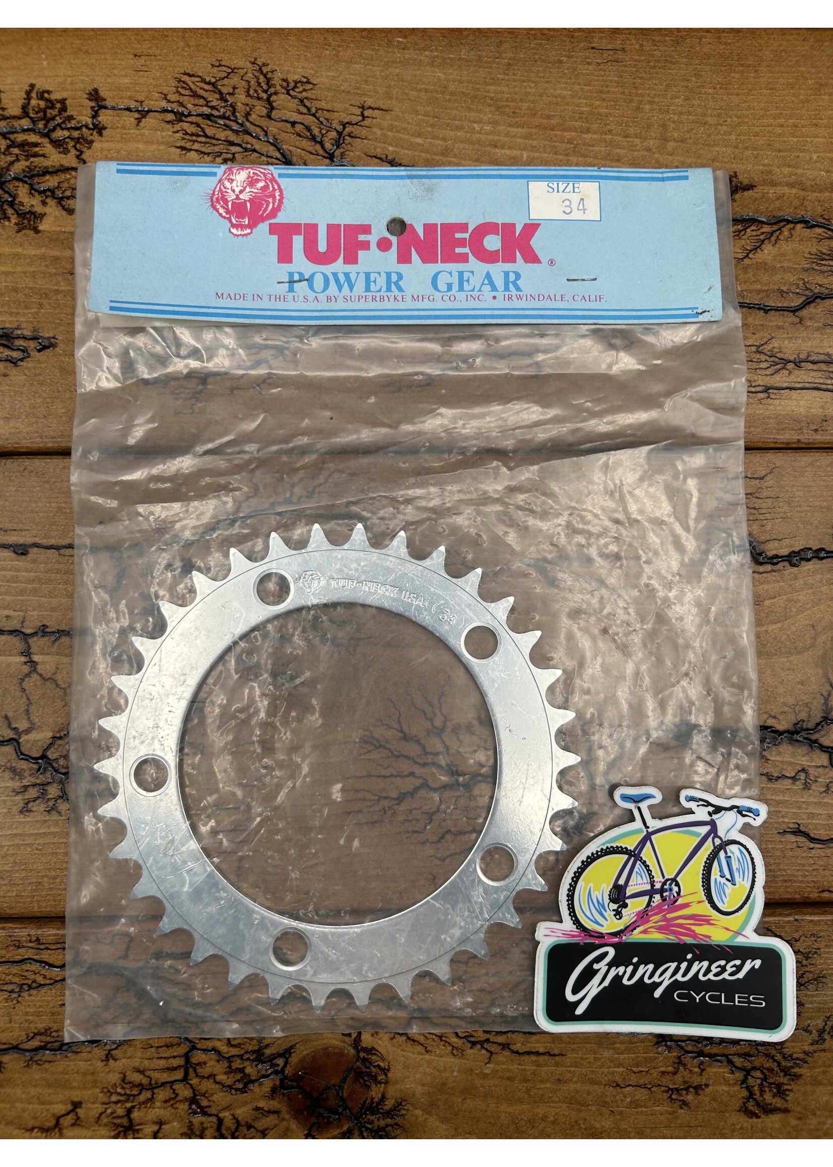 Tuf Neck Tuf Neck 34 Tooth 110 BCD Chainring NOS