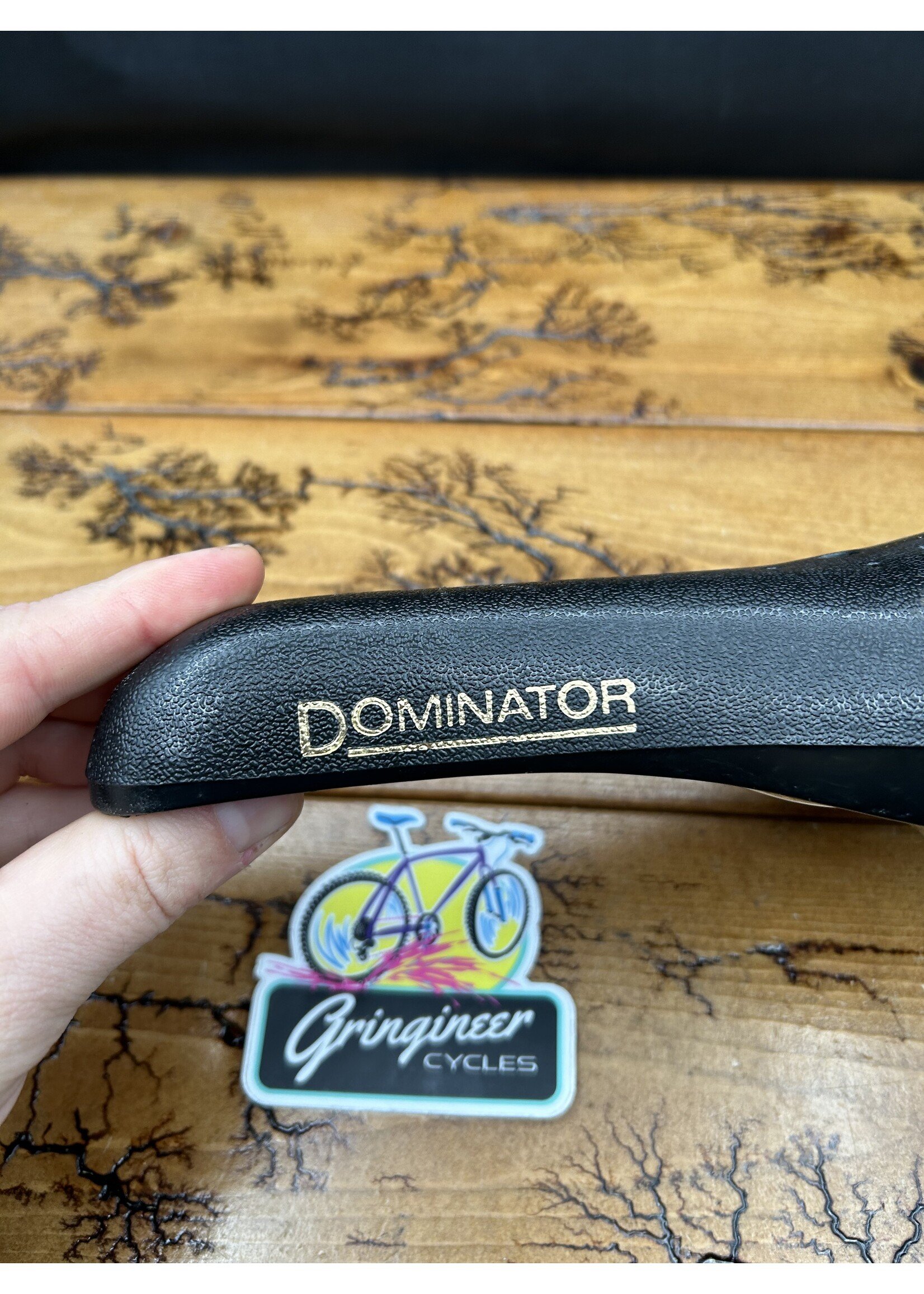 Viscount Viscount Dominator Original 80s/90s Black Plastic BMX Saddle