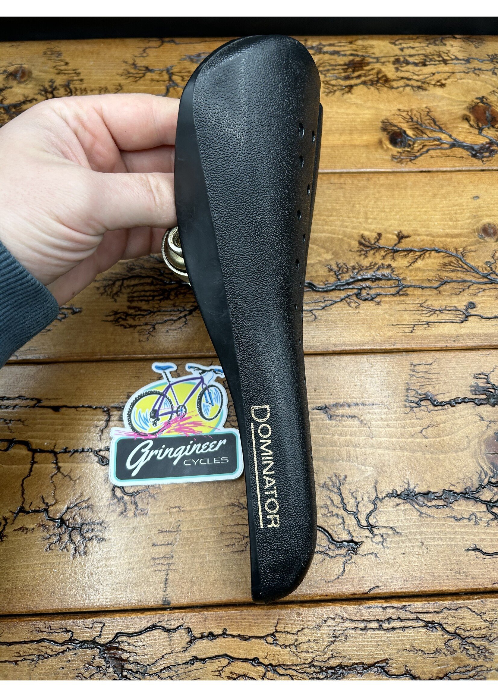 Viscount Viscount Dominator Original 80s/90s Black Plastic BMX Saddle