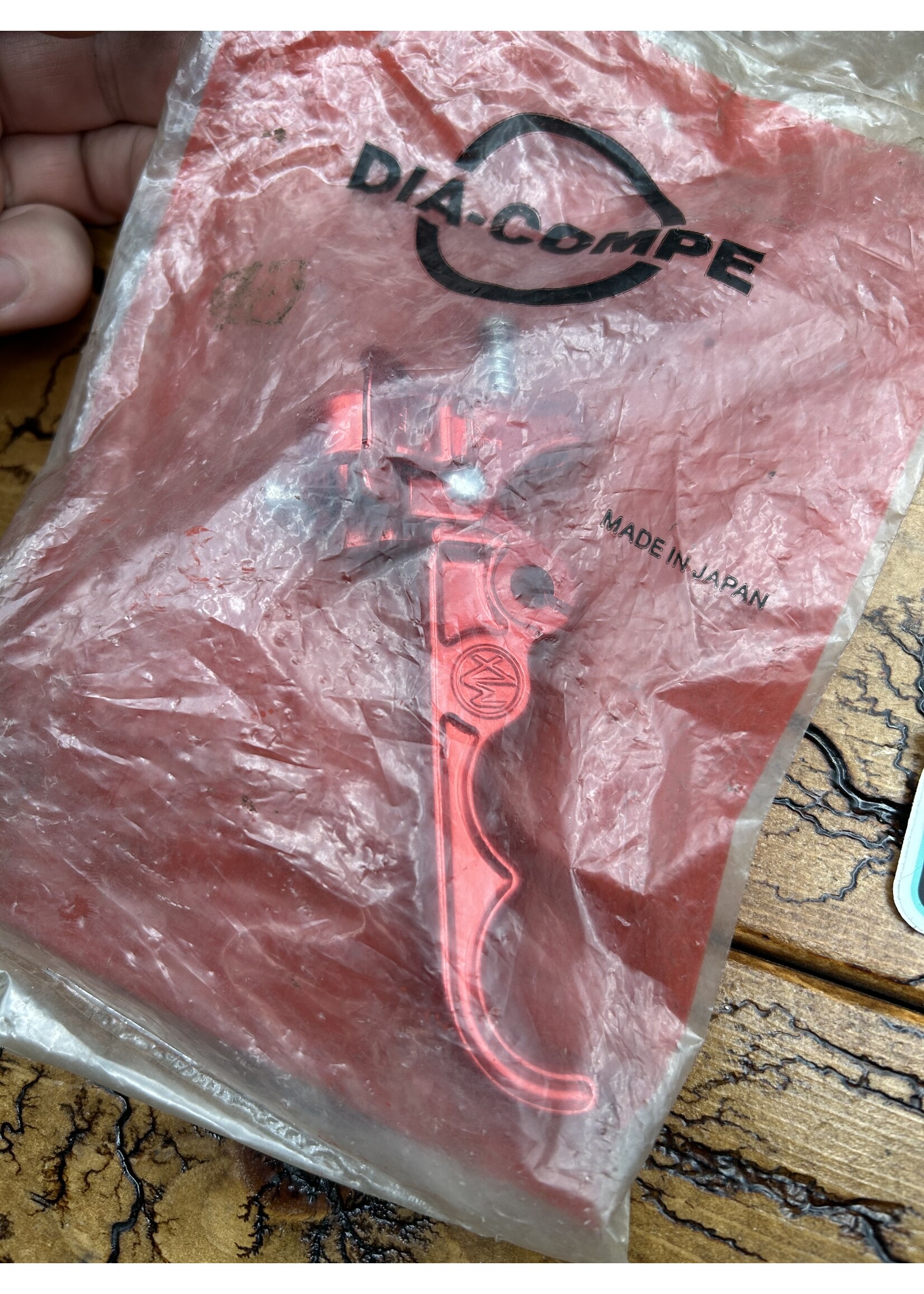 Dia Compe Dia Compe MX120 Red BMX Brake Lever NOS