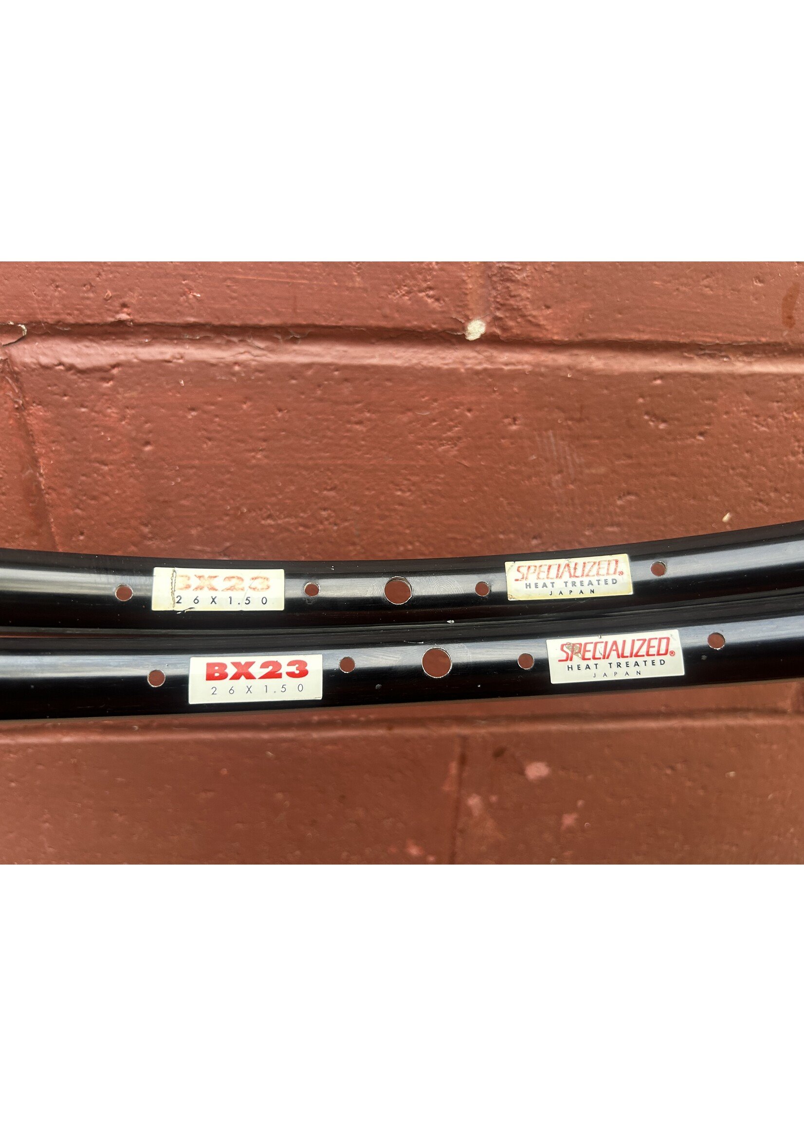 Specialized Specialized BX23 Red Logos 26 Inch 32 Hole Rims Set Of 2