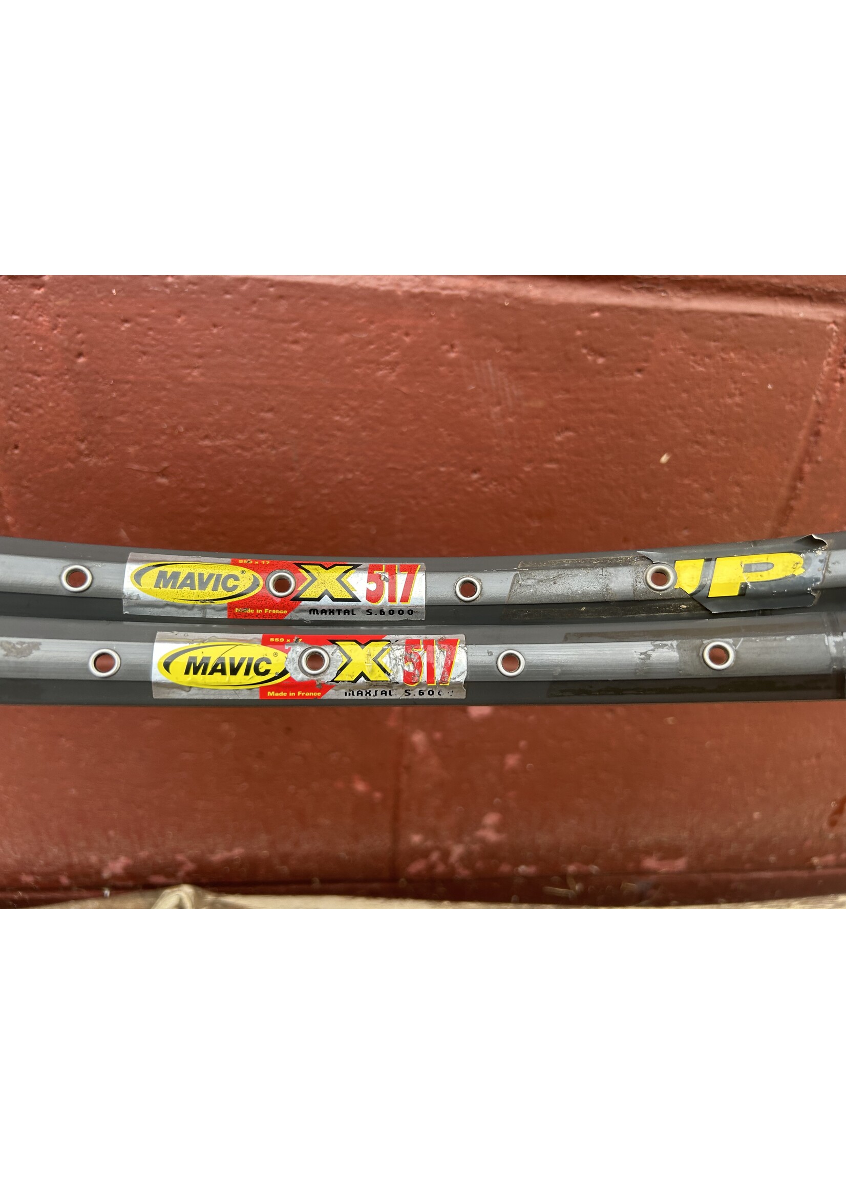 Mavic Mavic X517 Gray 32 Hole 26 Inch Set of 2 Rims