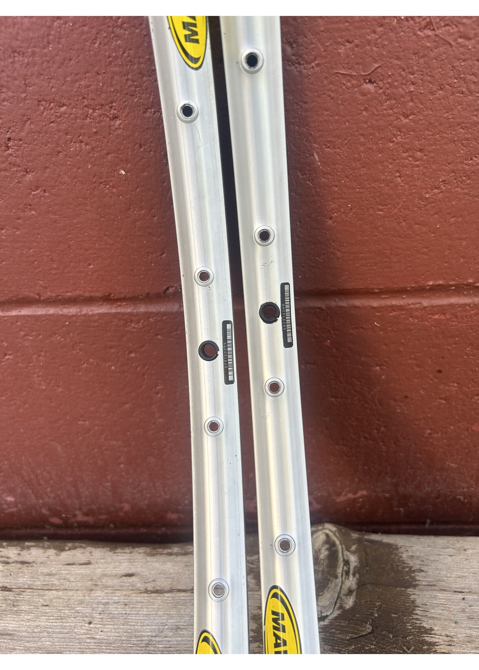 Mavic Mavic Cross Ride Silver 26 Inch 24 Hole Rims Set Of 2