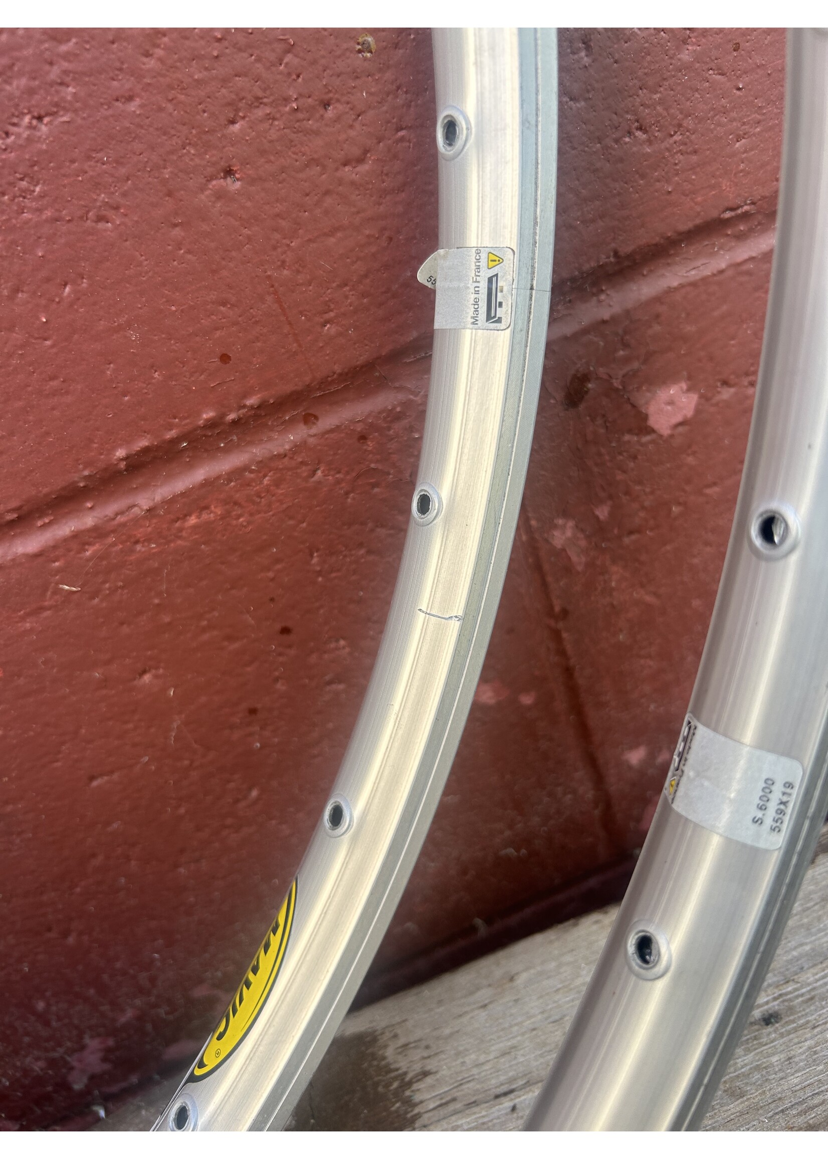 Mavic Mavic Cross Ride Silver 26 Inch 24 Hole Rims Set Of 2