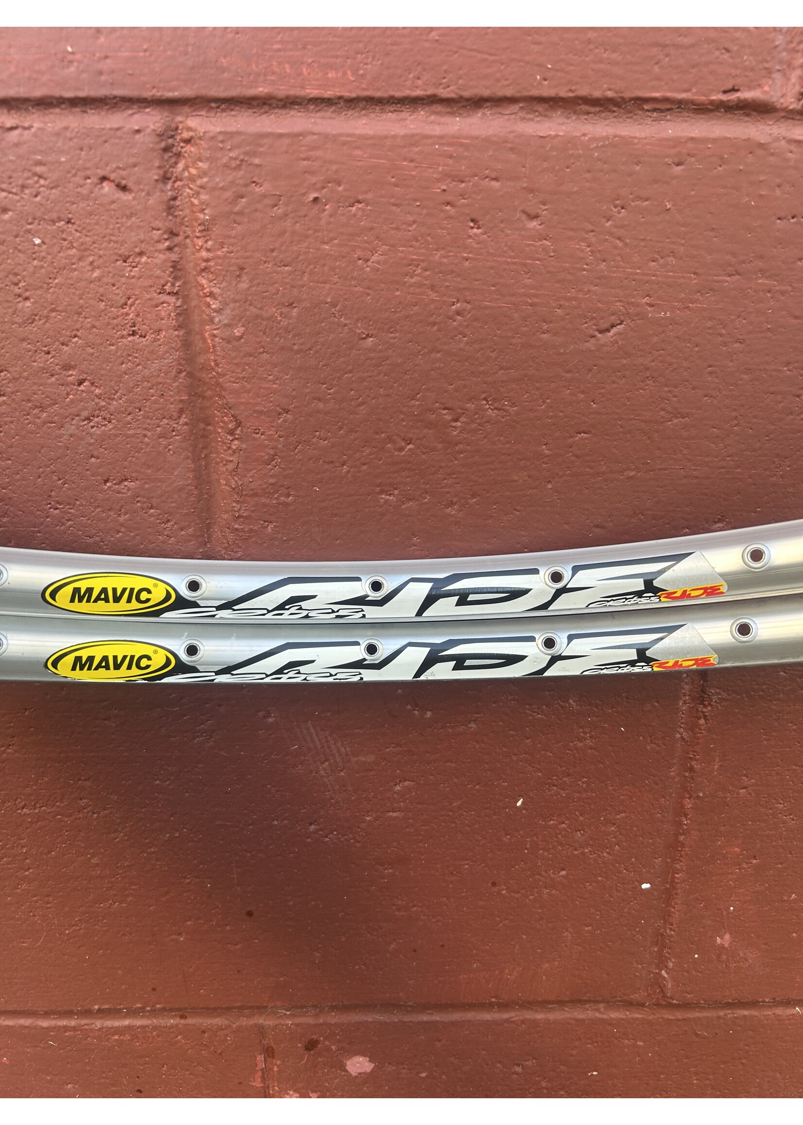 Mavic Mavic Cross Ride Silver 26 Inch 24 Hole Rims Set Of 2