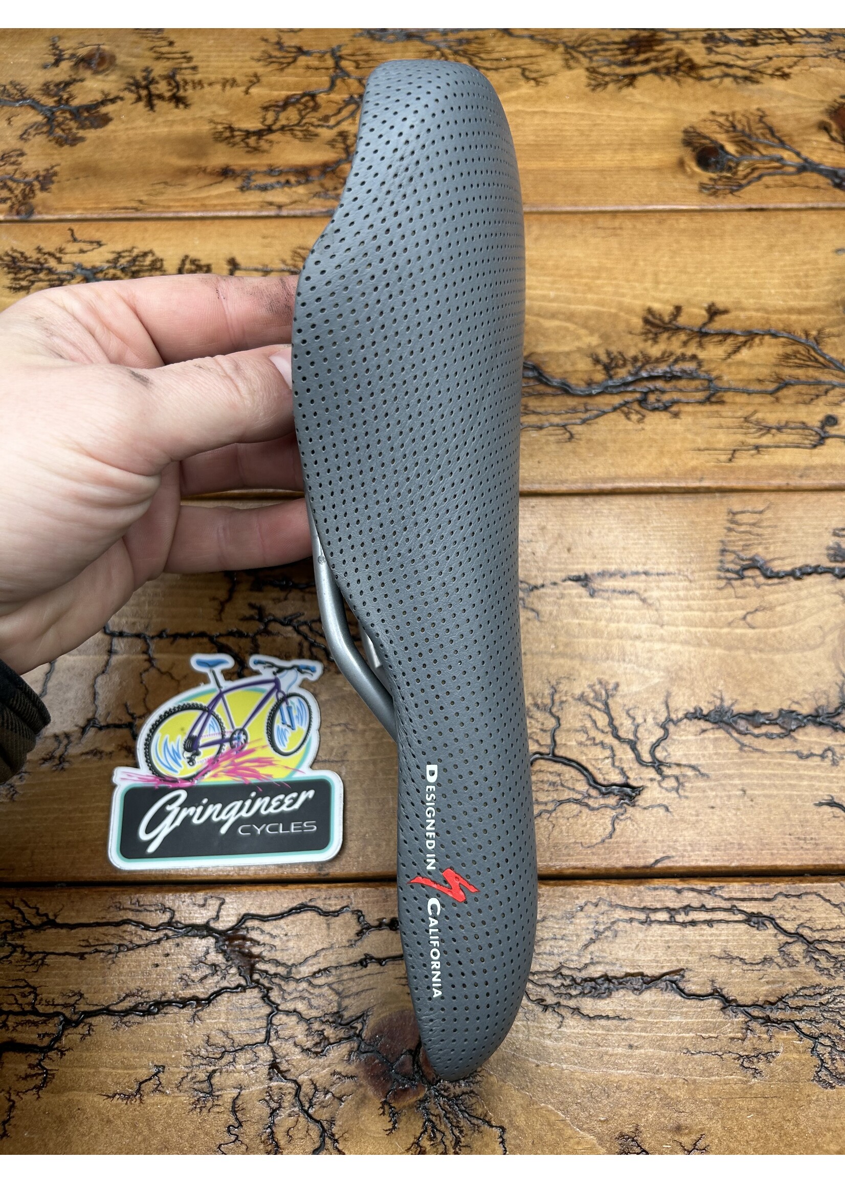 Specialized Specialized S Works Gray Perforated Leather Saddle