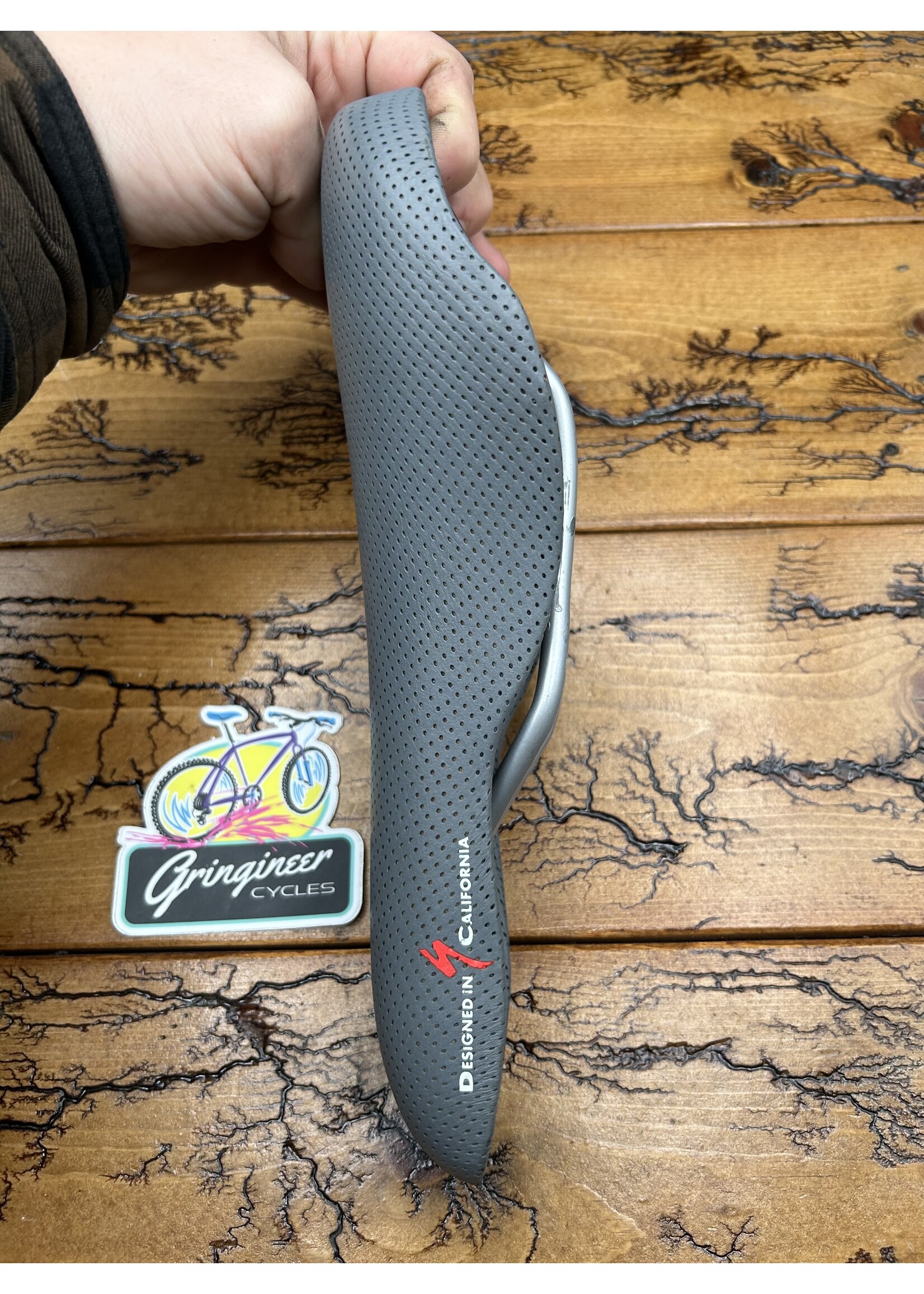 Specialized Specialized S Works Gray Perforated Leather Saddle