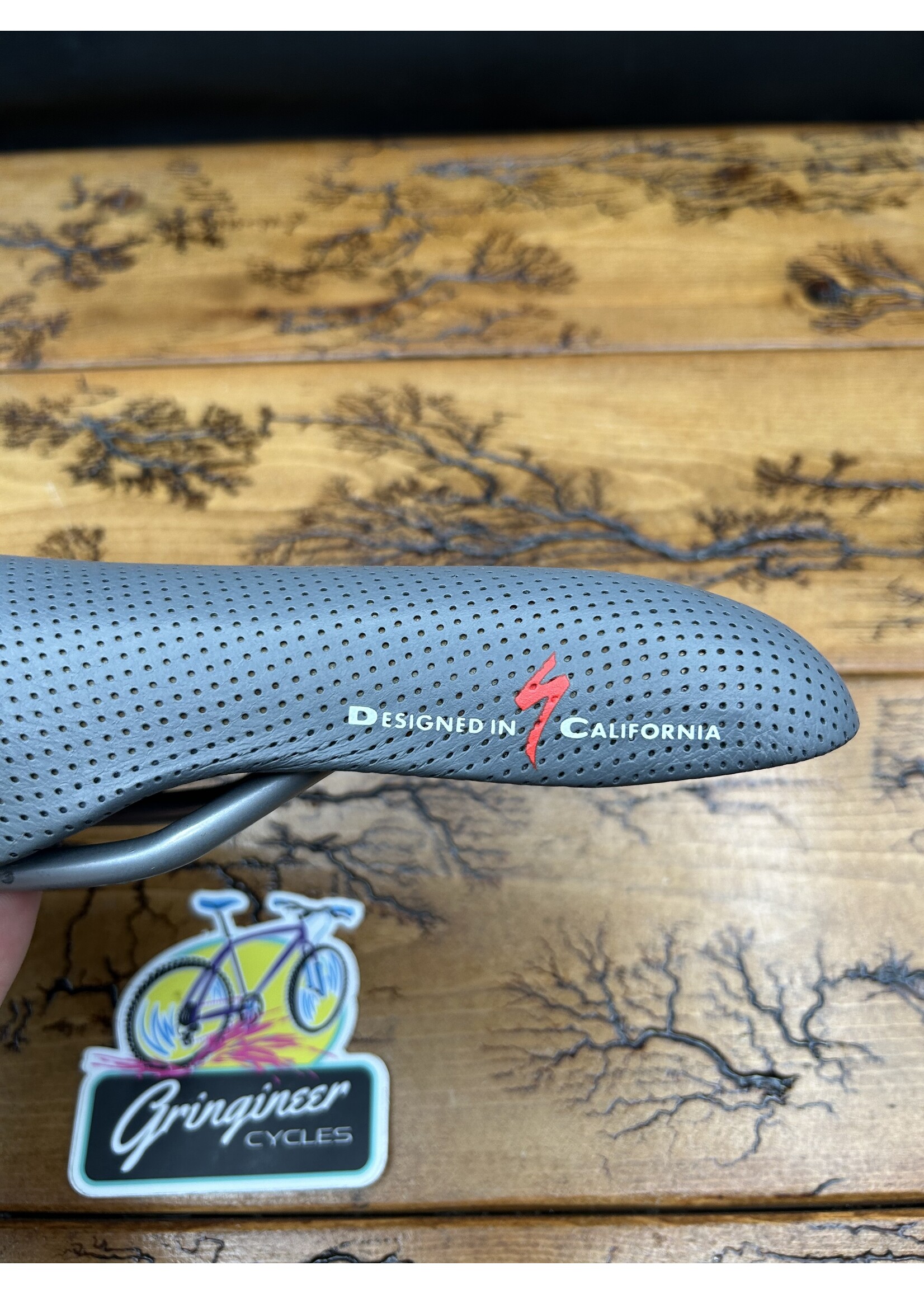 Specialized Specialized S Works Gray Perforated Leather Saddle