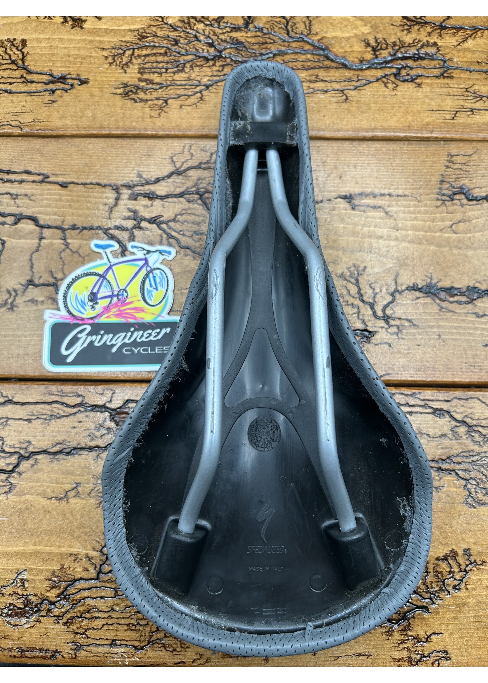 Specialized Specialized S Works Gray Perforated Leather Saddle