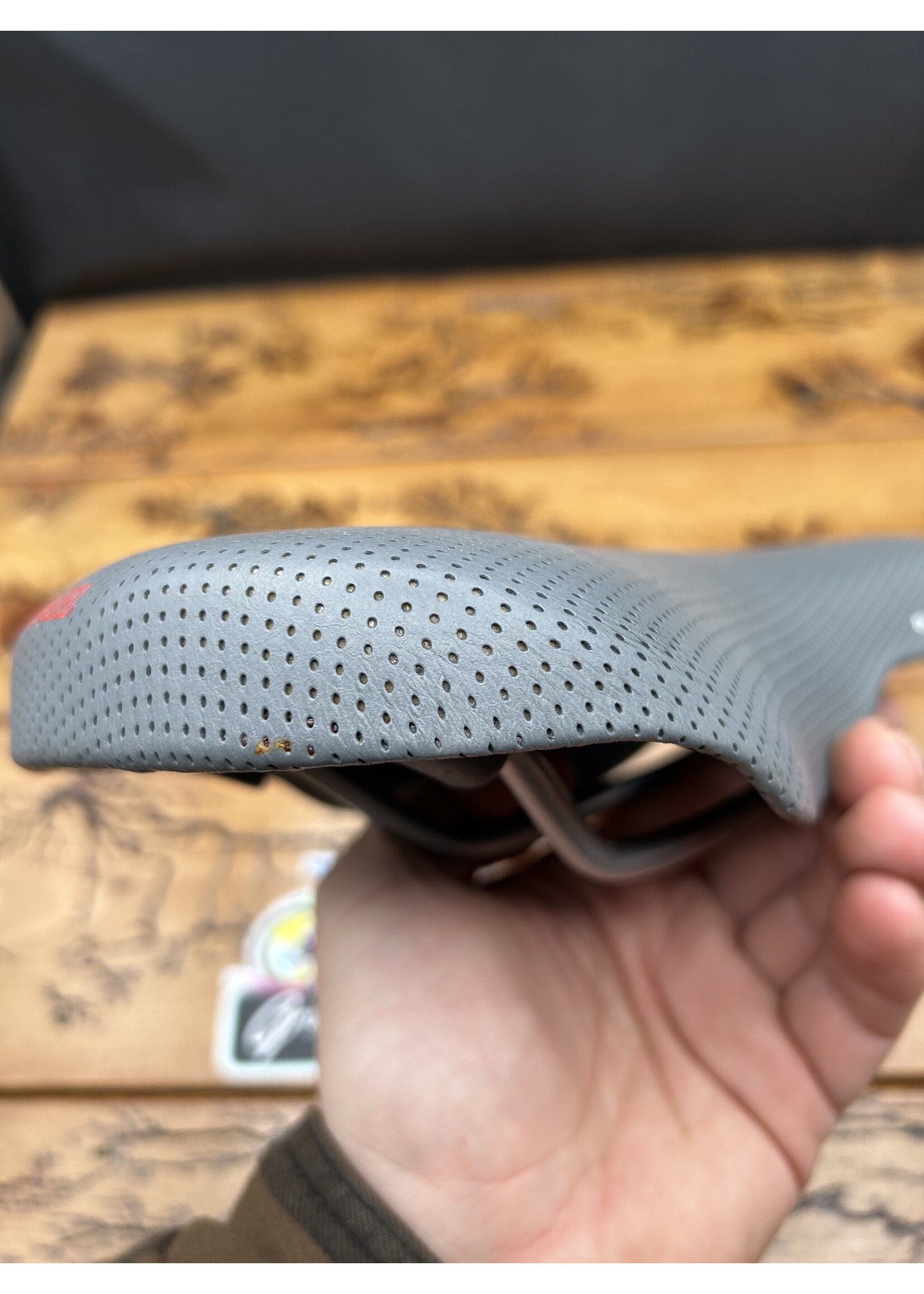 Specialized Specialized S Works Gray Perforated Leather Saddle