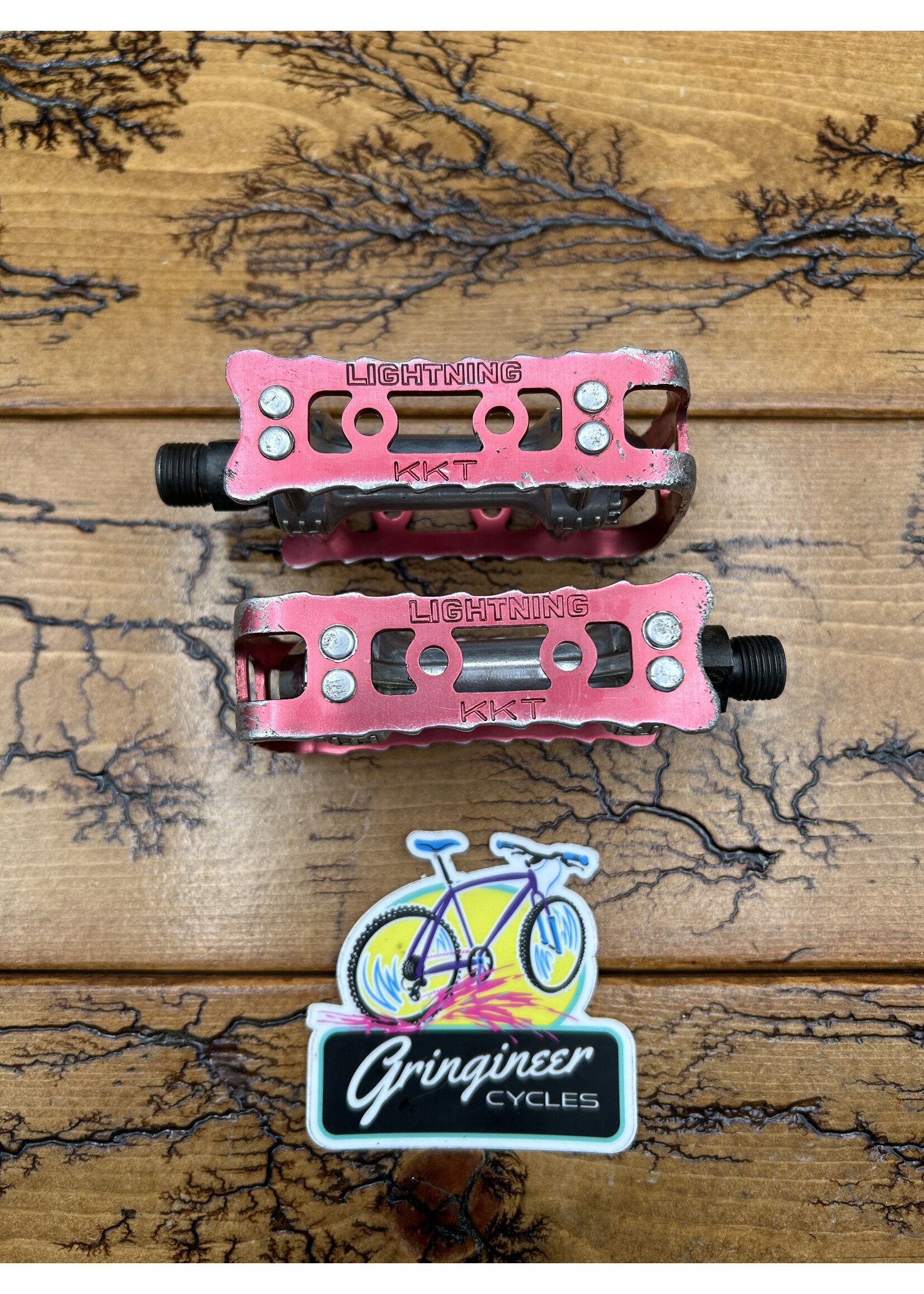 KKT KKT Lightning Red 9/16 Pedals