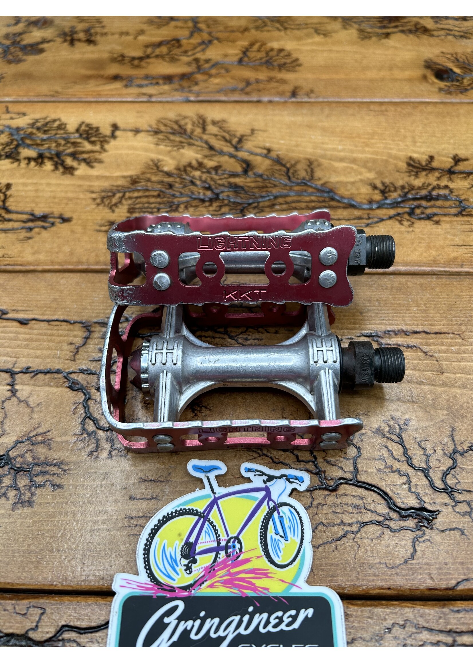 KKT KKT Lightning Red 9/16 Pedals