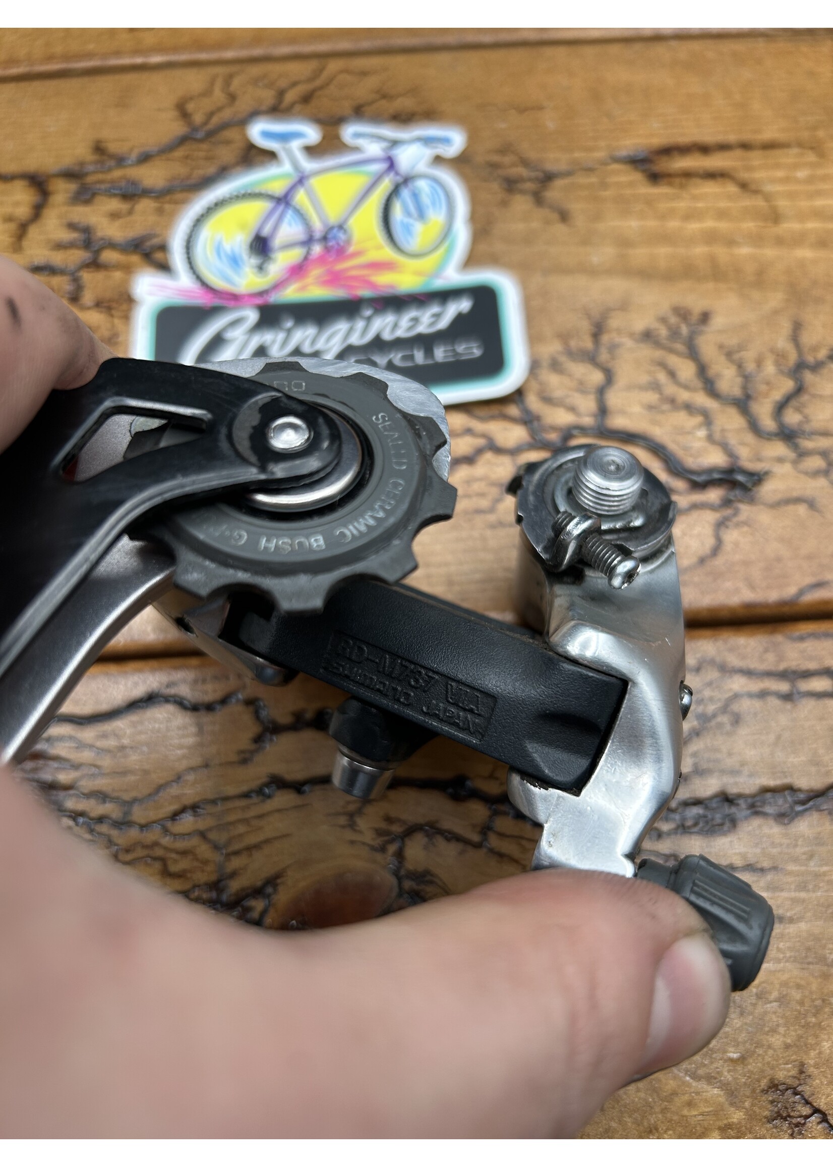 SHIMANO Shimano Deore XT RD-M737 Long Cage Rear Derailleur VG
