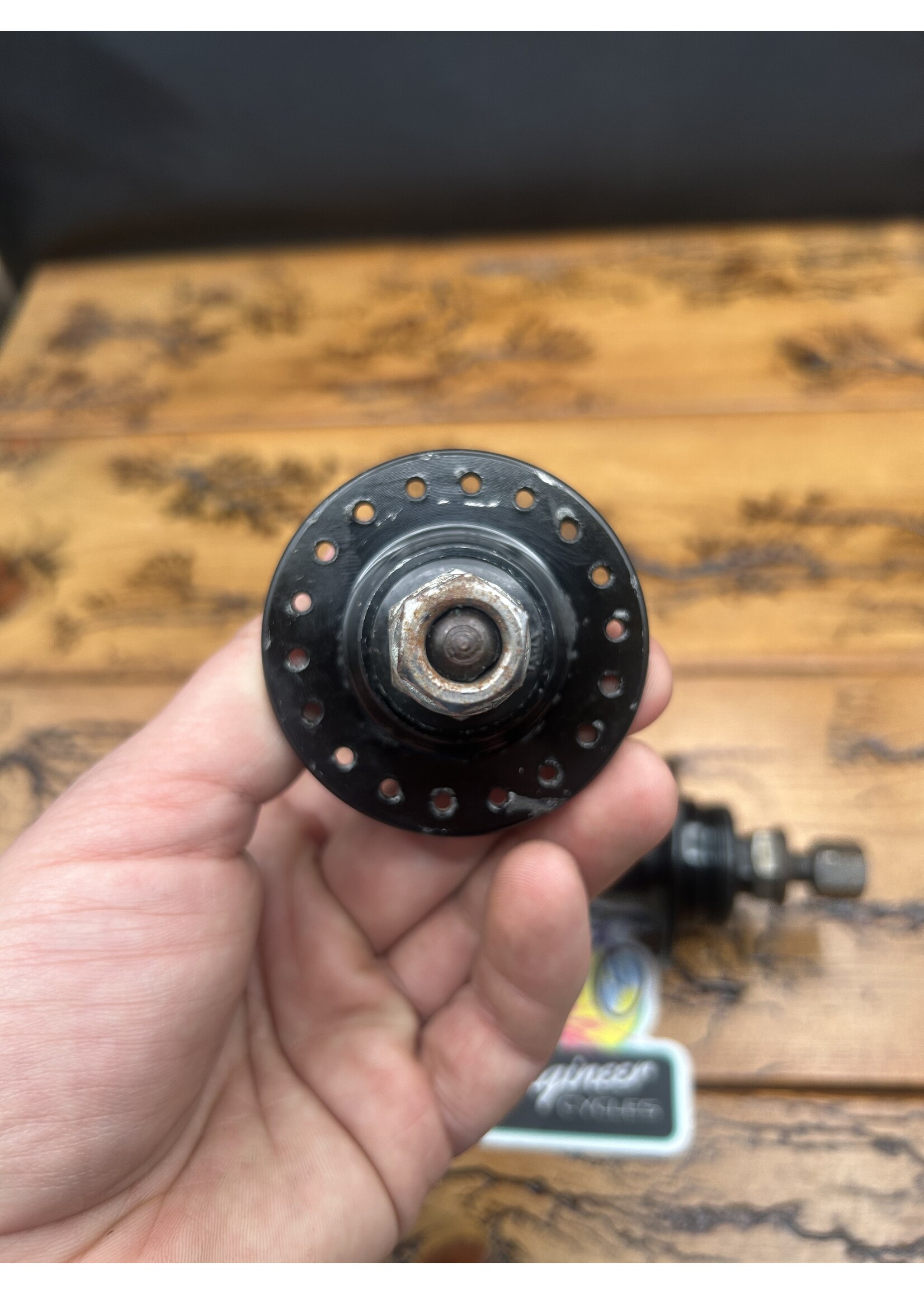 GT GT Mohawk 36 Hole 3/8 Black Hub Set