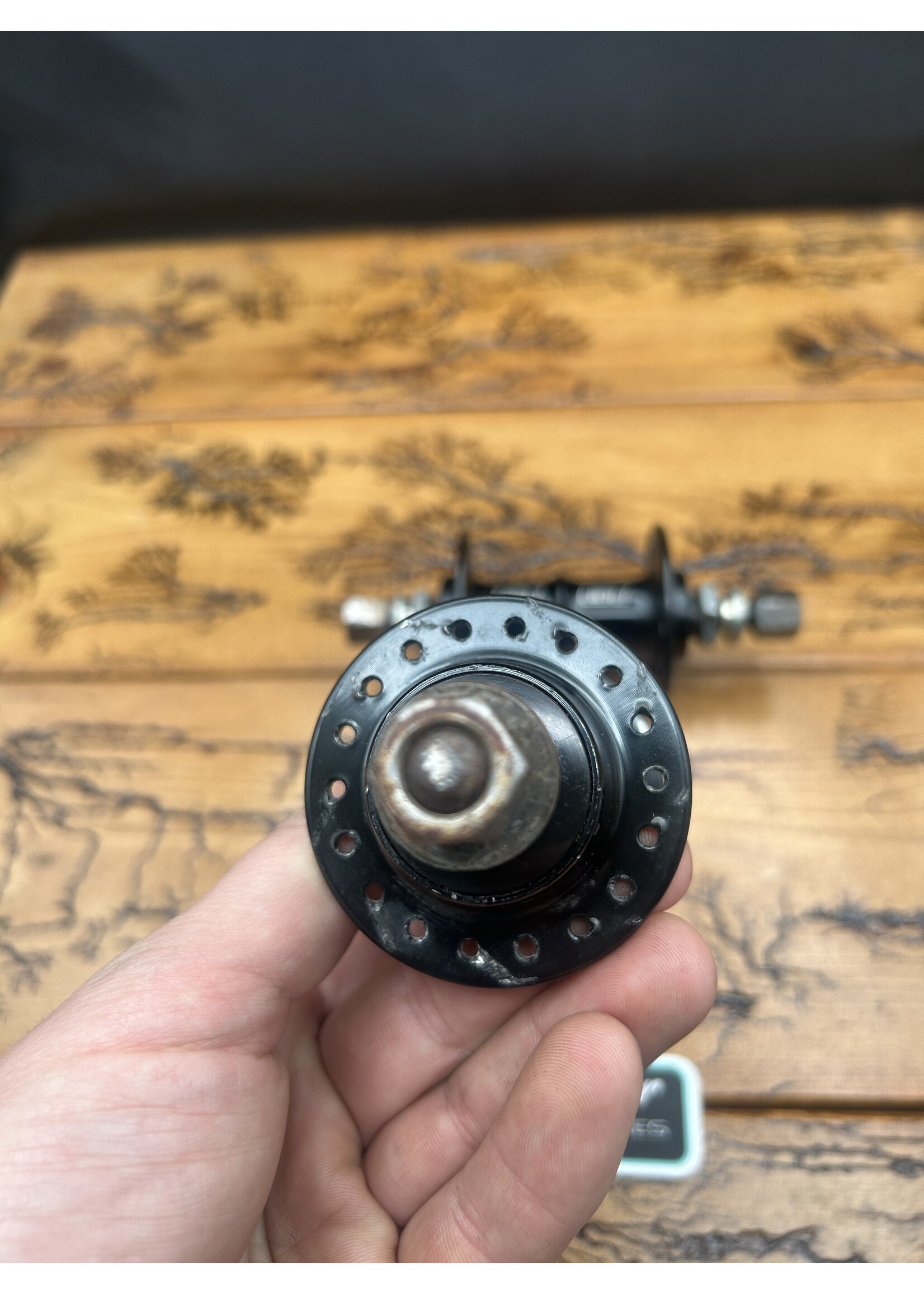 GT GT Mohawk 36 Hole 3/8 Black Hub Set