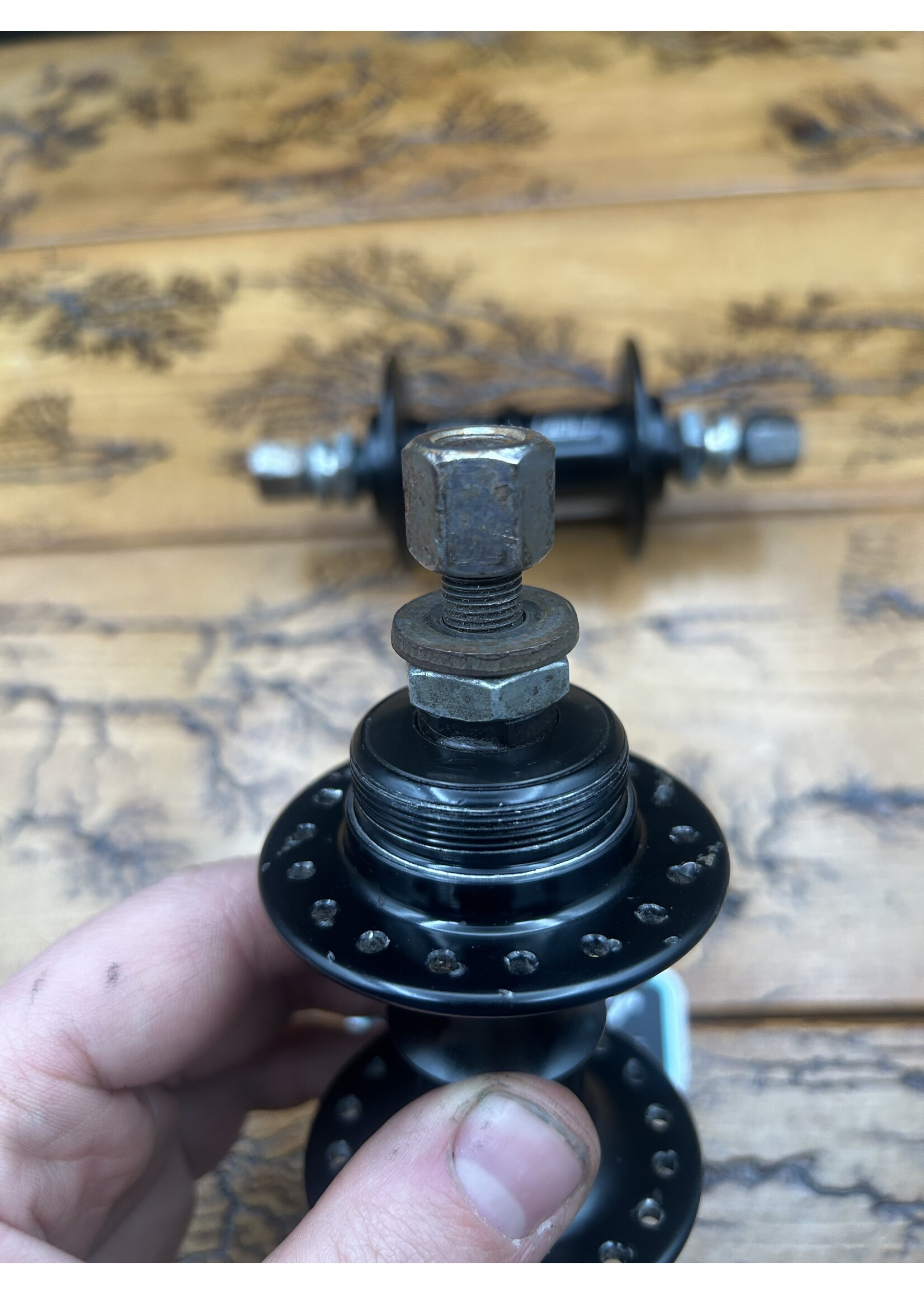 GT GT Mohawk 36 Hole 3/8 Black Hub Set