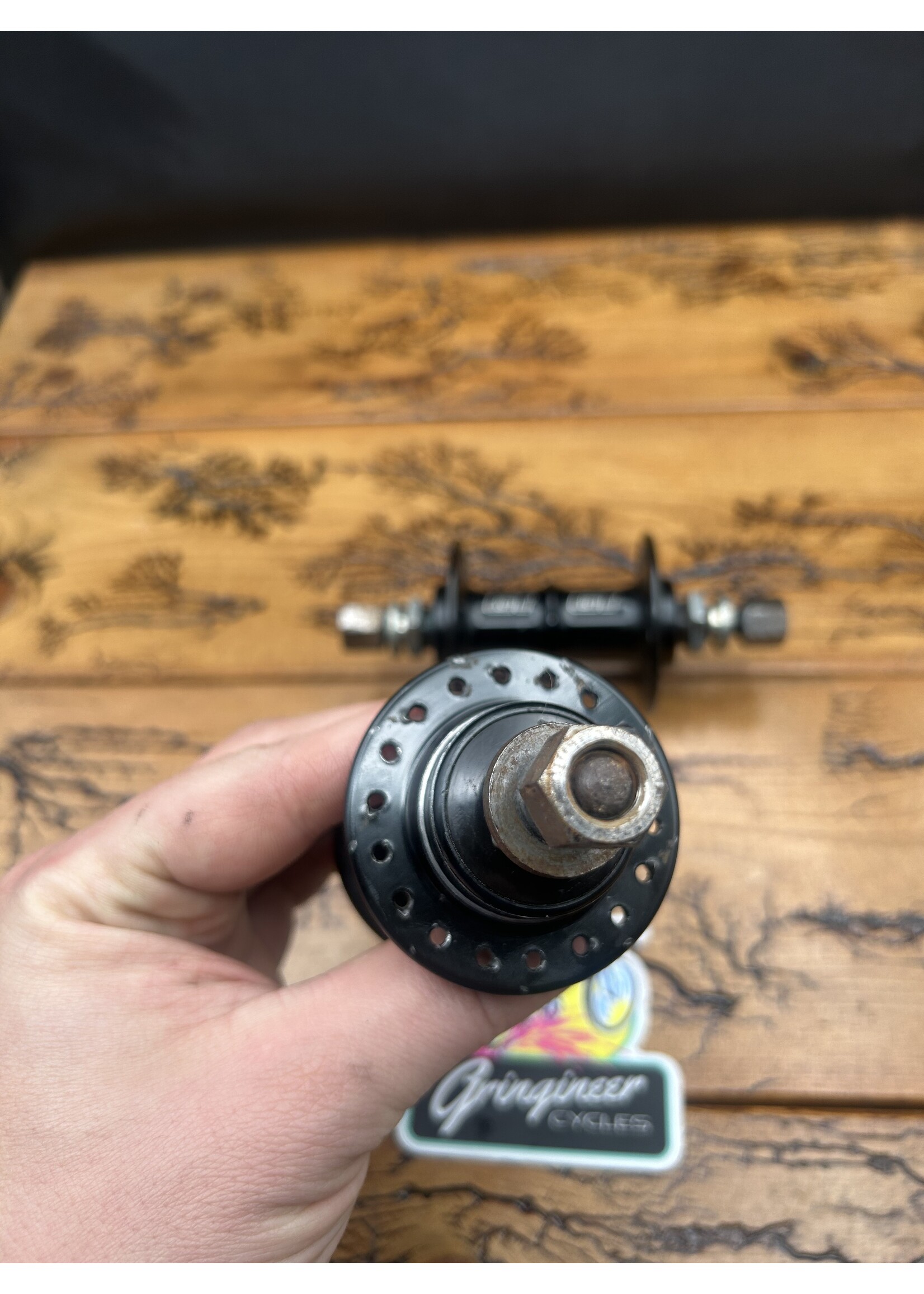 GT GT Mohawk 36 Hole 3/8 Black Hub Set