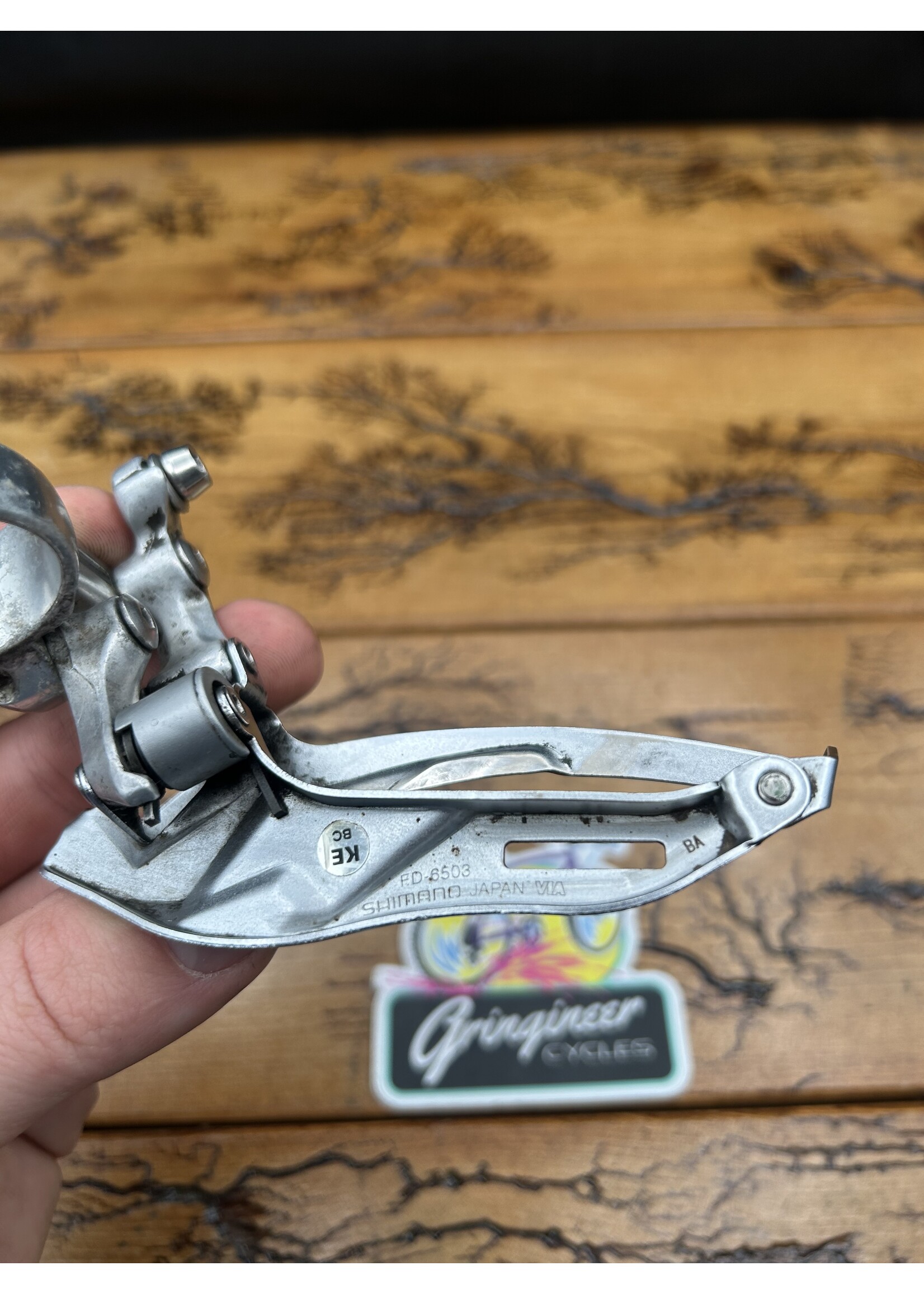 SHIMANO Shimano Ultegra FD-6503 28.6mm Clamp On Bottom Pull Front Derailleur