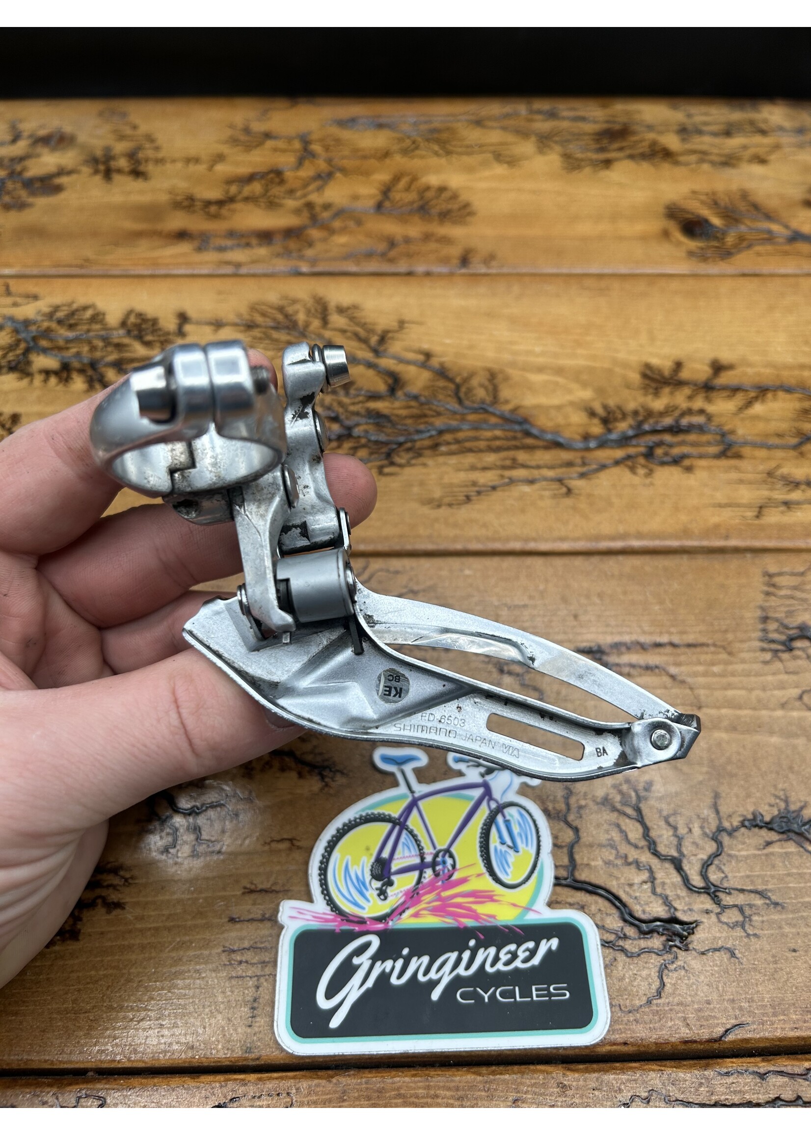 SHIMANO Shimano Ultegra FD-6503 28.6mm Clamp On Bottom Pull Front Derailleur