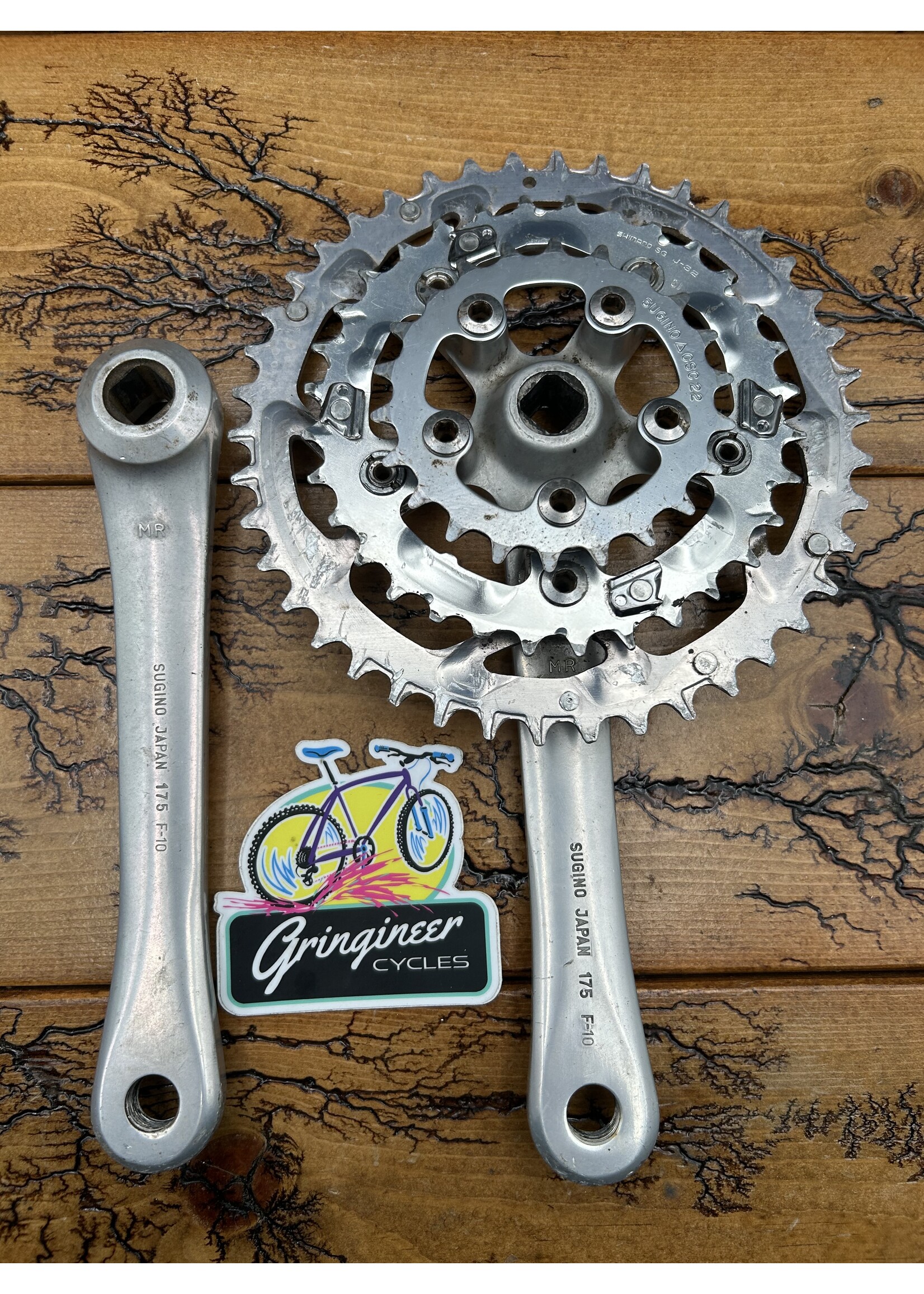 Sugino Sugino Mighty 900 42/32/22 175mm Crankset