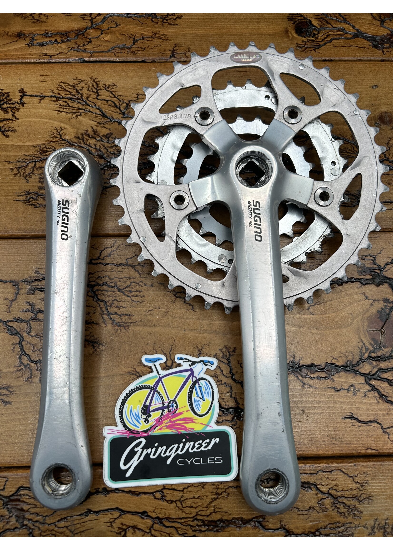 Sugino Sugino Mighty 900 42/32/22 175mm Crankset