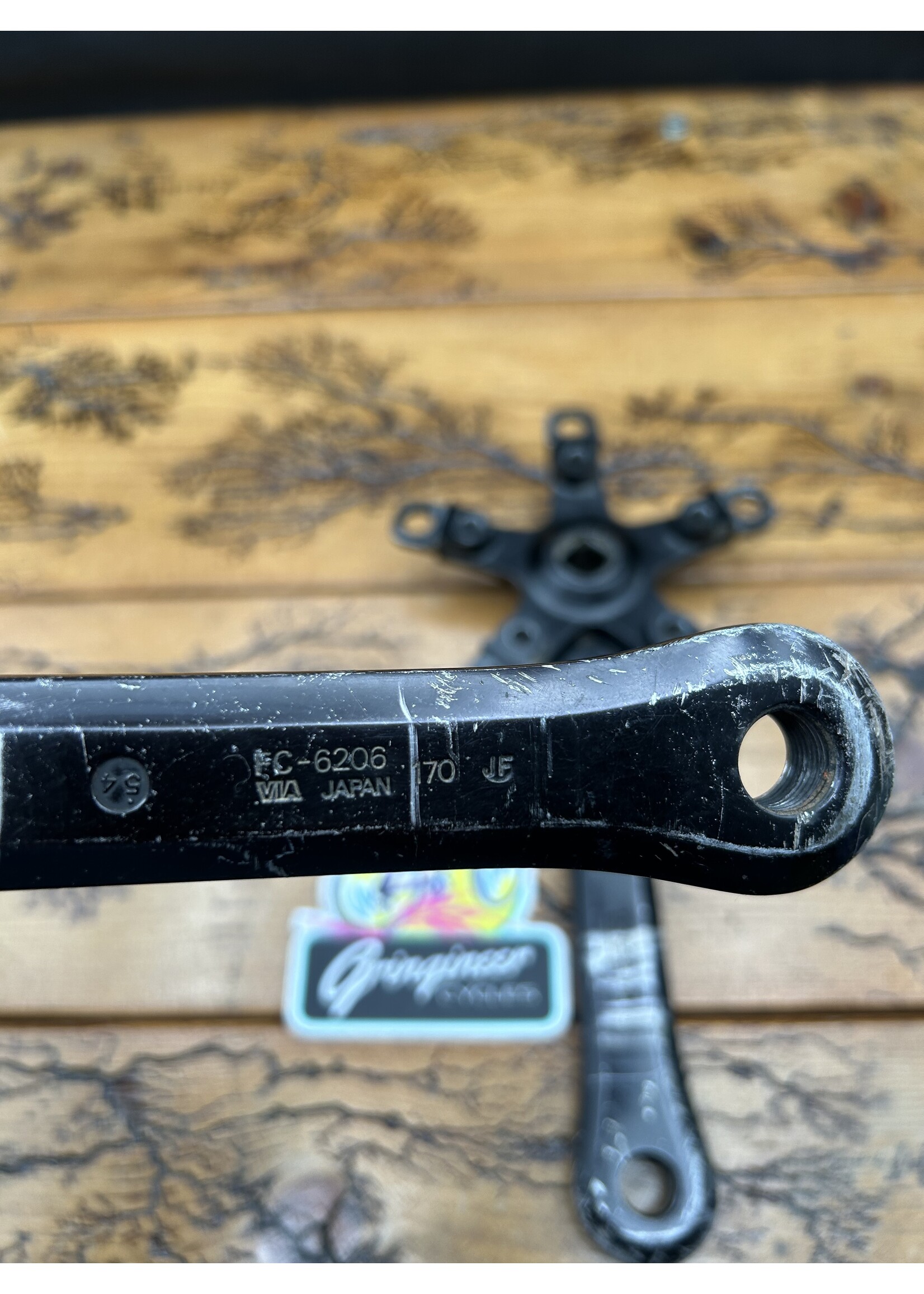 SHIMANO Shimano 600EX M700 FC-6206 Black 175mm Crankarms