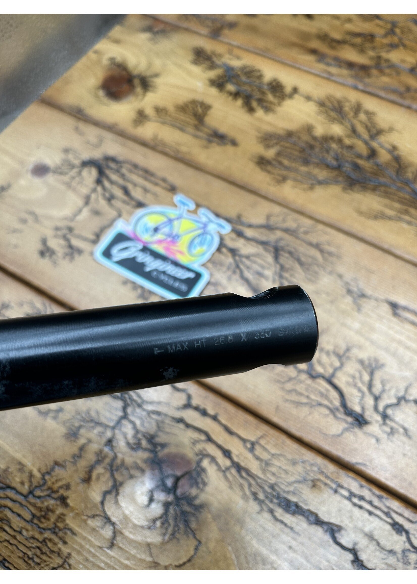 Syncros Syncros 26.8mm Black Seatpost 26.8x330