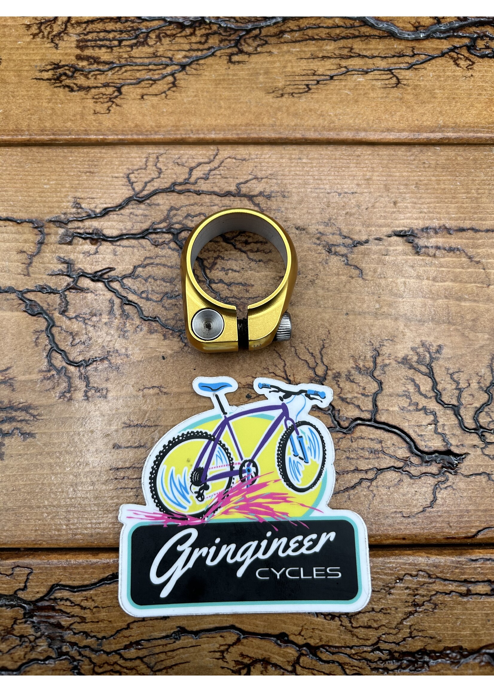 Salsa Salsa 32.0mm Gold Lip Lock Seatpost Clamp