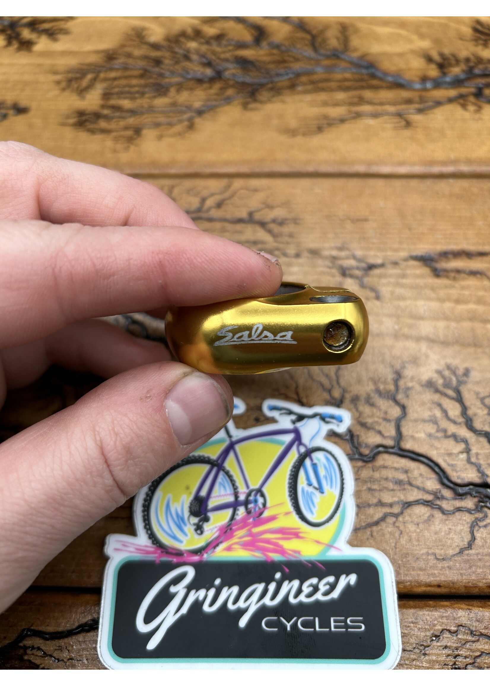 Salsa Salsa 32.0mm Gold Lip Lock Seatpost Clamp