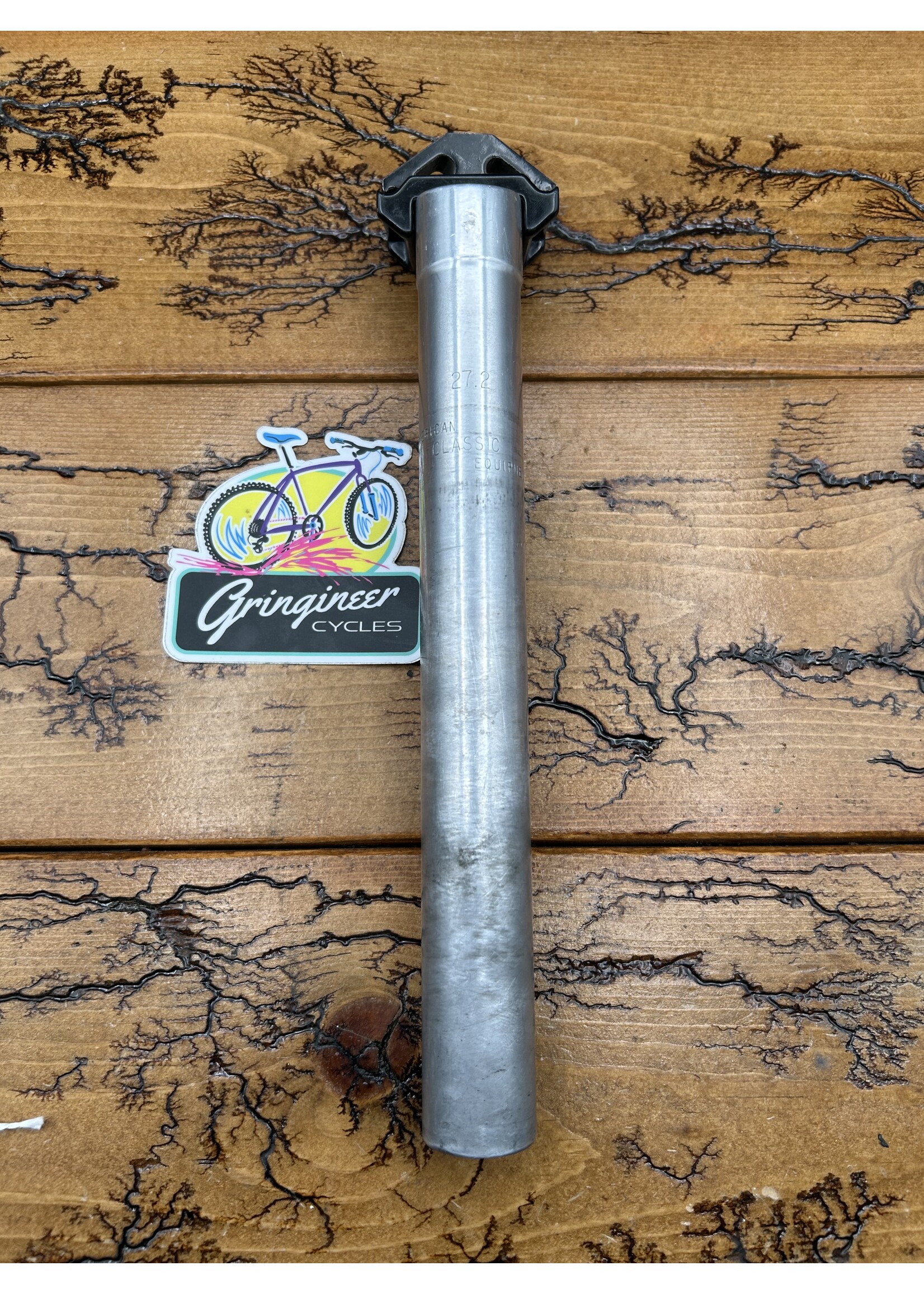 American Classic American Classic 27.2mm Silver 250mm Seatpost