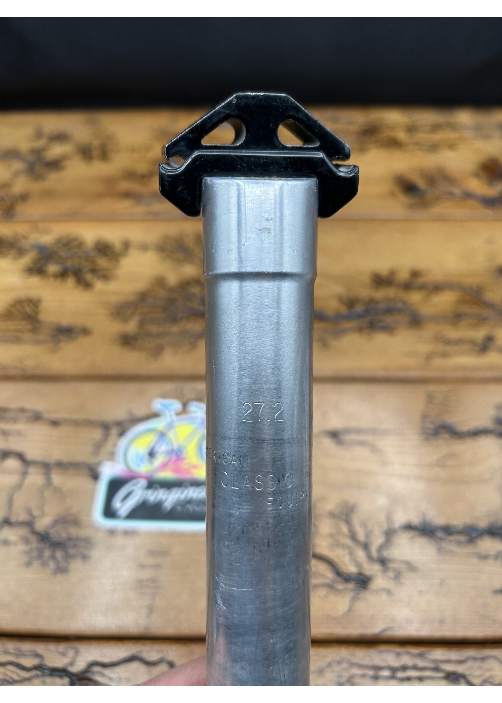 American Classic American Classic 27.2mm Silver 250mm Seatpost