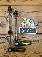 Ringle Ringle Black and Gold Titanium Twister Quick Release Skewer Set