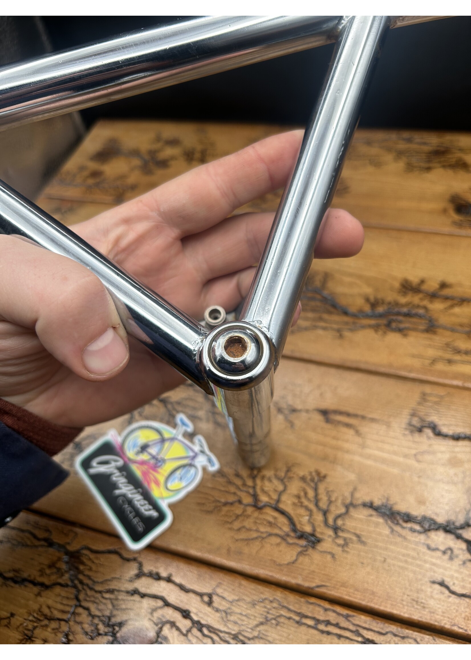 HL HL 695mm 21.1mm Chrome Bullmoose Handlebar