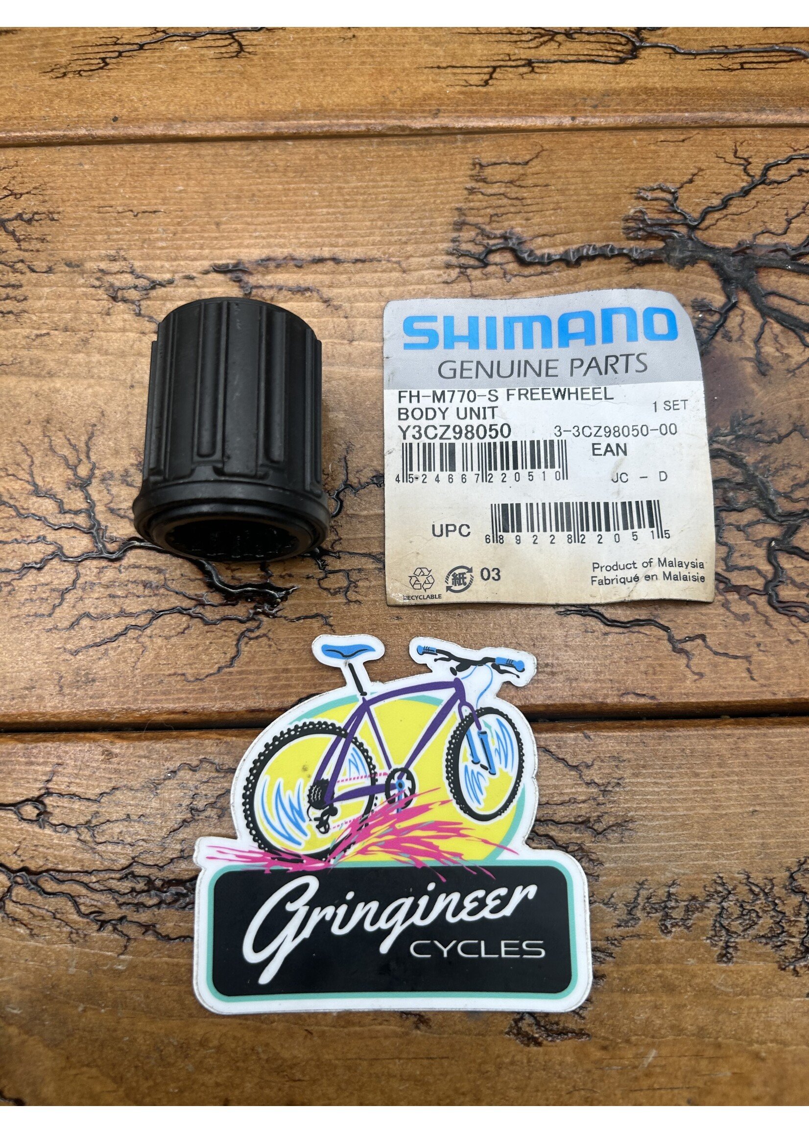 SHIMANO Shimano Deore XT FH-M770-S Freewheel Body Unit Y3CZ98050