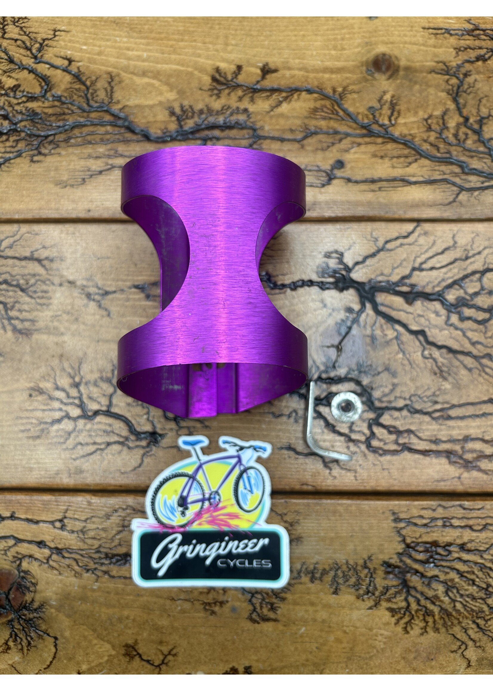 Ringle Ringle H2O Purple Anodized Water Bottle Cage