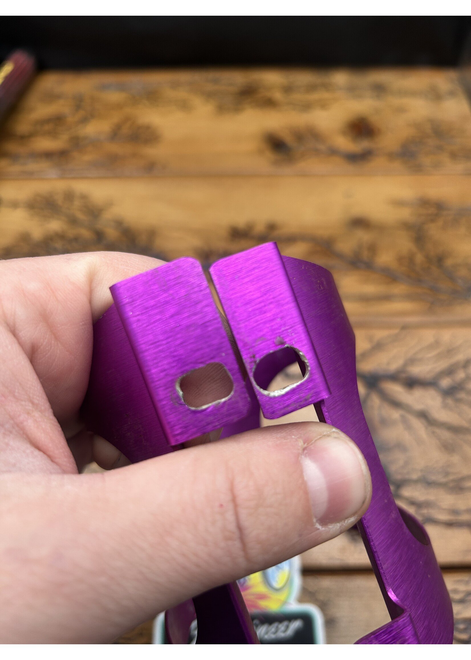 Ringle Ringle H2O Purple Anodized Water Bottle Cage