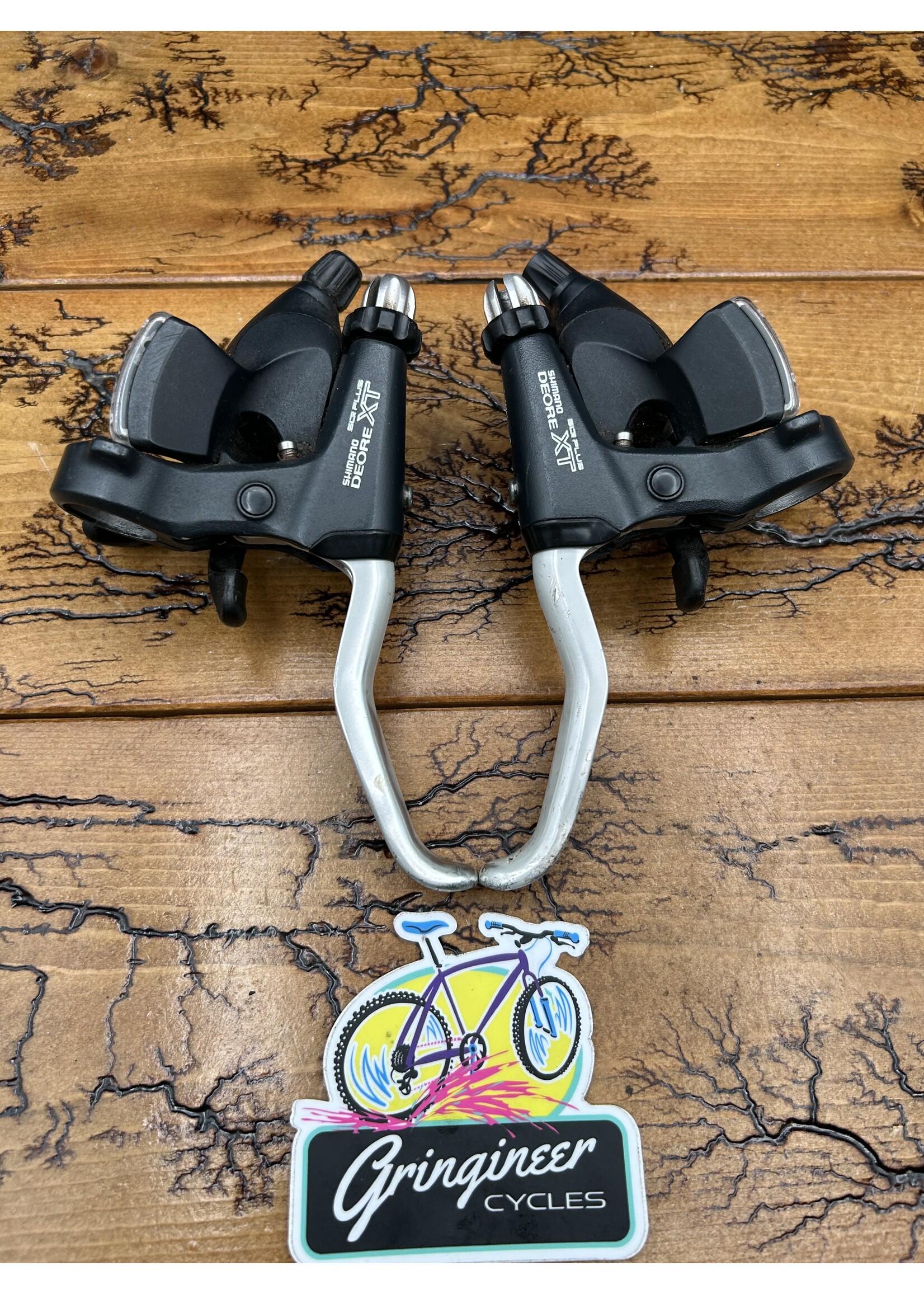 SHIMANO Shimano Deore XT ST-M737 3x8 Shifter Brake Lever Set