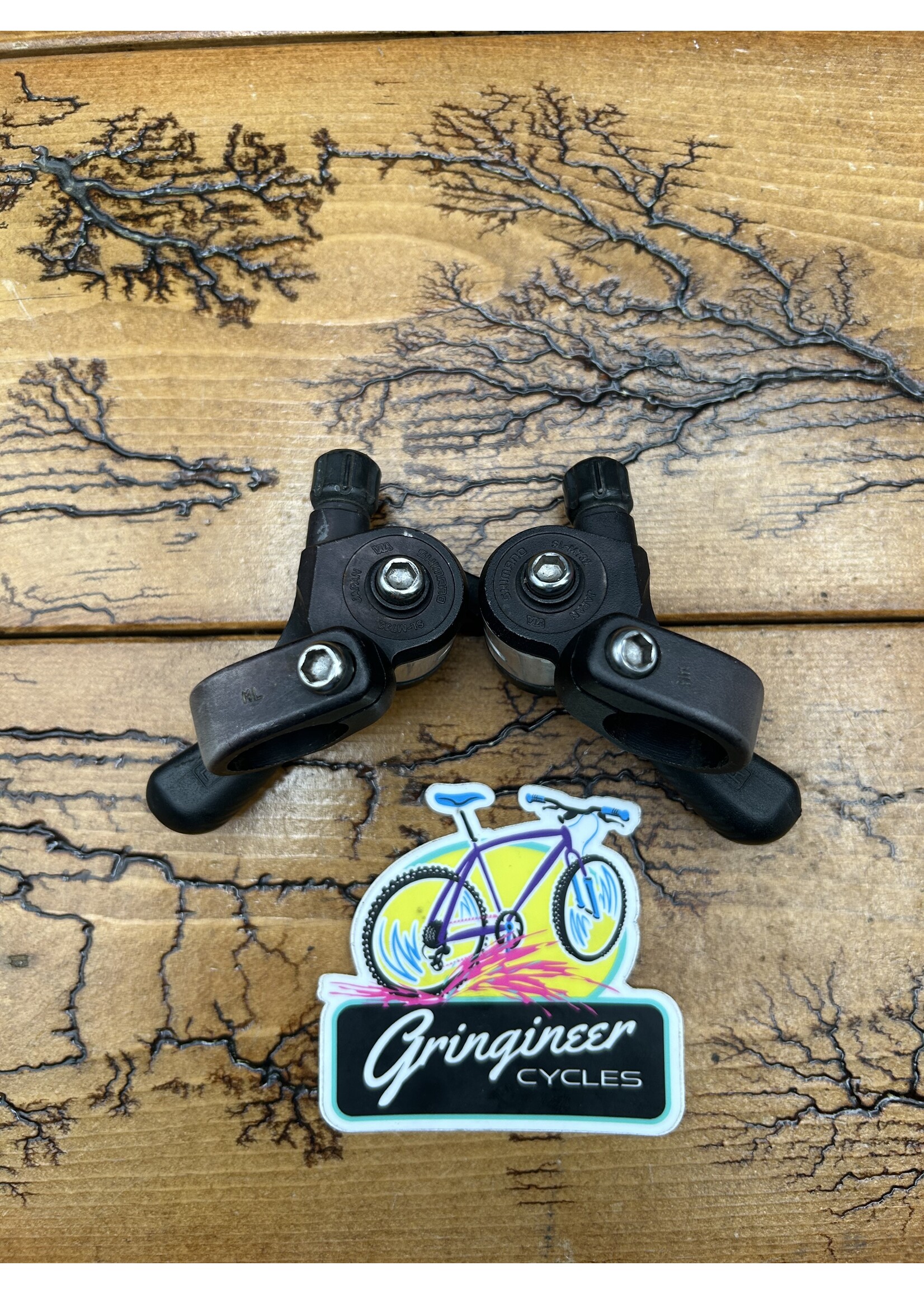 SHIMANO Shimano Deore XT SL-M732 7 Speed Thumb Shifters