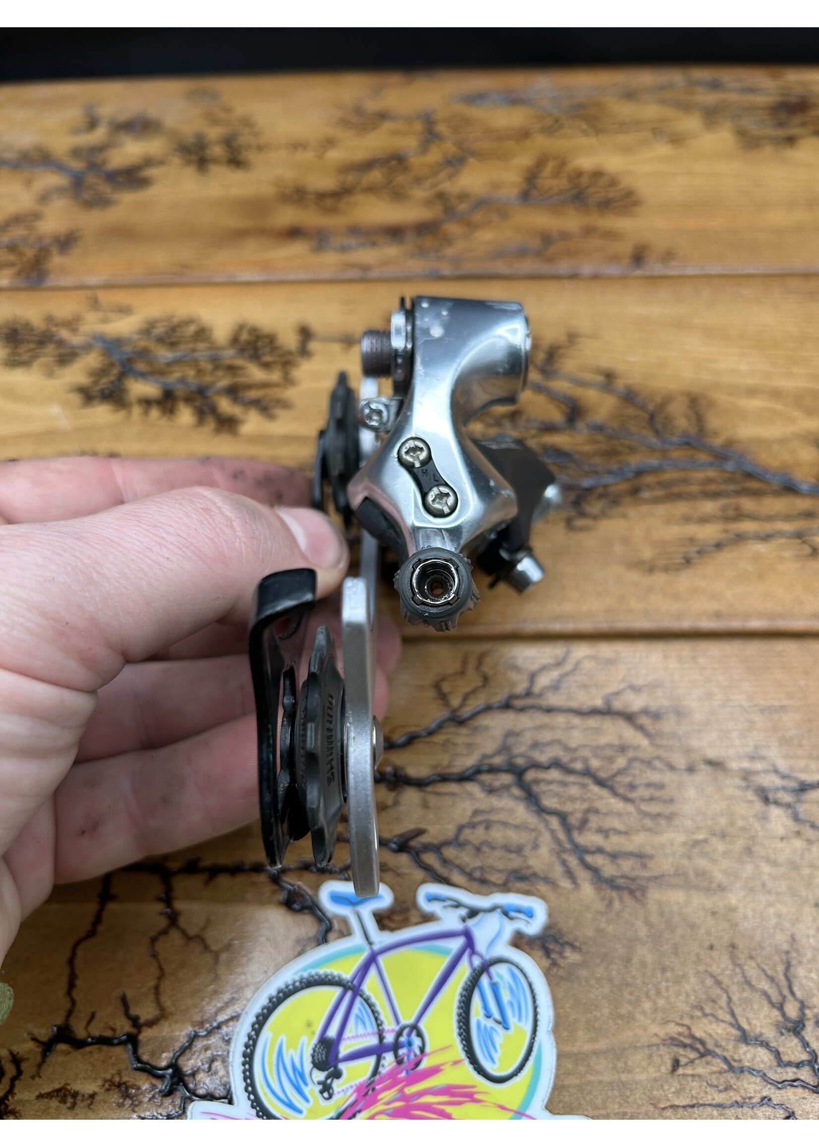 SHIMANO Shimano Deore XT RD-M739 Long Cage Rear Derailleur VG