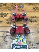 Critical Racing Critical Racing Red Cantilever Brake Set With Titanium Hardware