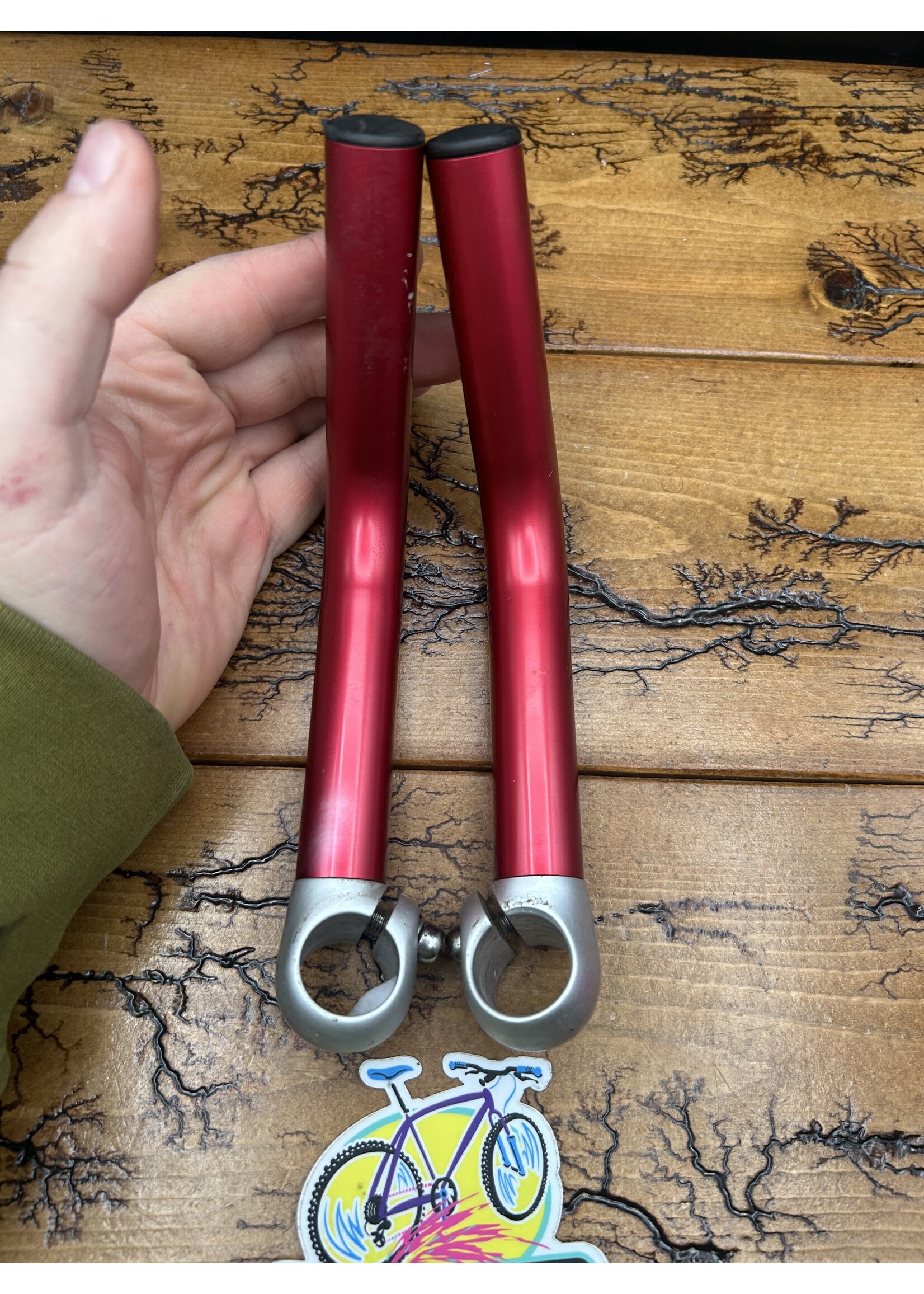 Avenir Avenir Red Anodized Bar Ends