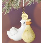 Happy Everything Flying Stork Shaped Ornament