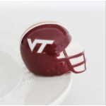Nora Fleming Serveware Virginia Tech College Helmet Mini