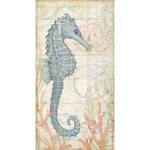 Boston International Seahorse and Coral Guest Towel