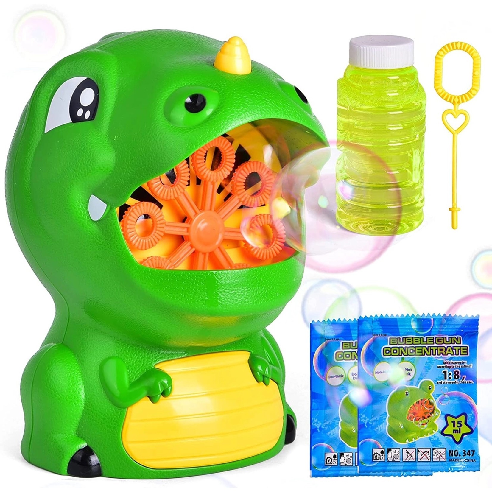Fun Little Toys Dinosaur Automatic Bubble Blower