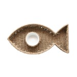 Creative Co-op Hand-Woven Seagrass Fish Shaped Chip & Dip