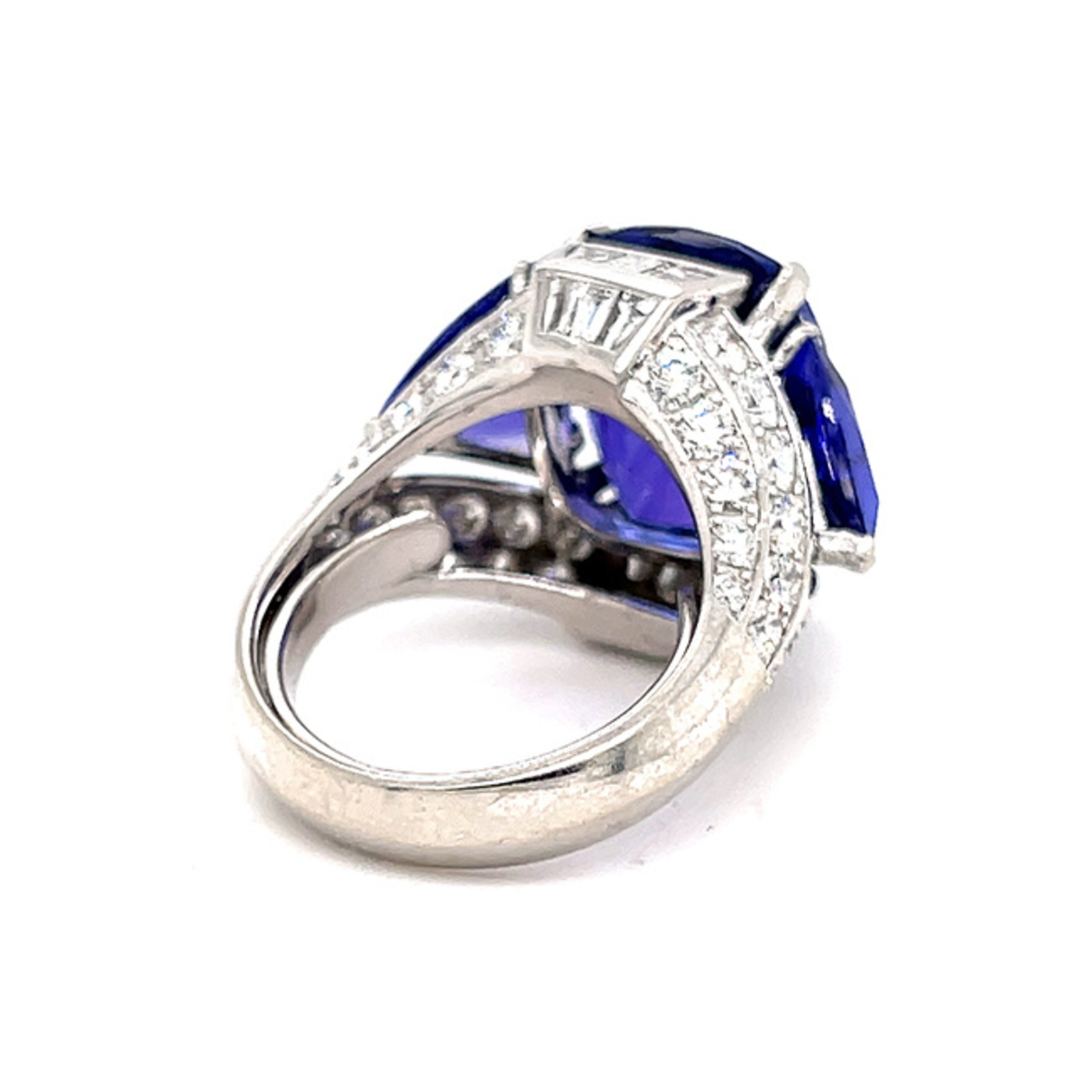 Jewelry By Danuta - Platinum Drawer Tanzanite & Diamond Platinum Ring , Enquire for price