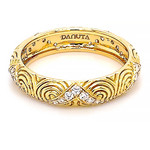 Jewelry By Danuta - Gold Drawer .37ct. Diamonds  & 18kt. Gold Band
